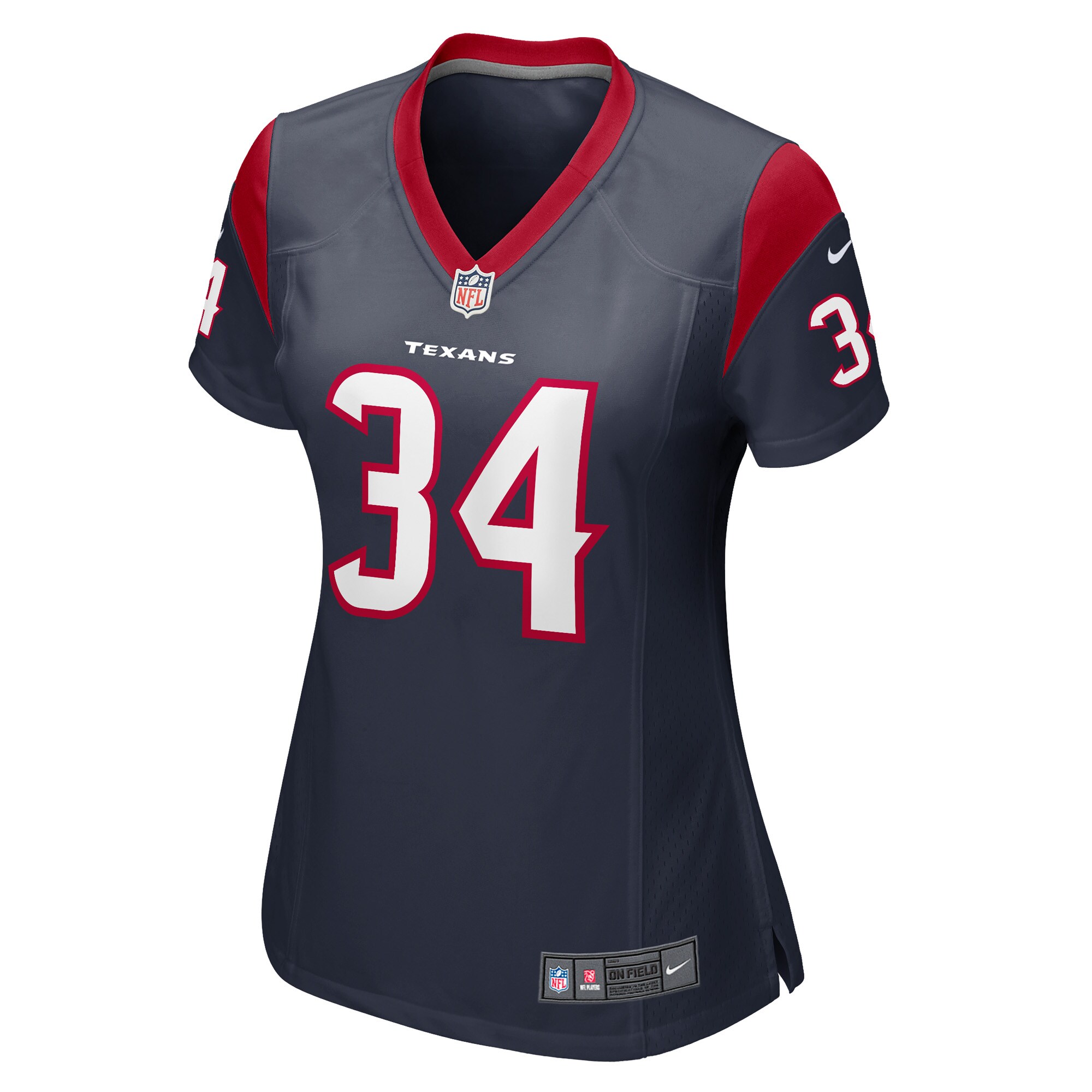 Troy Hairston Houston Texans  Women's Game Player Jersey - Navy