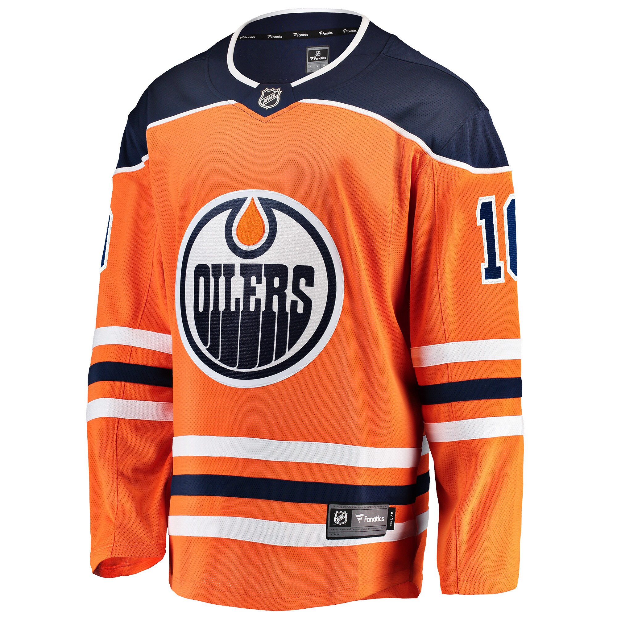 Derek Ryan Edmonton Oilers Fanatics Home Breakaway Player Jersey - Orange