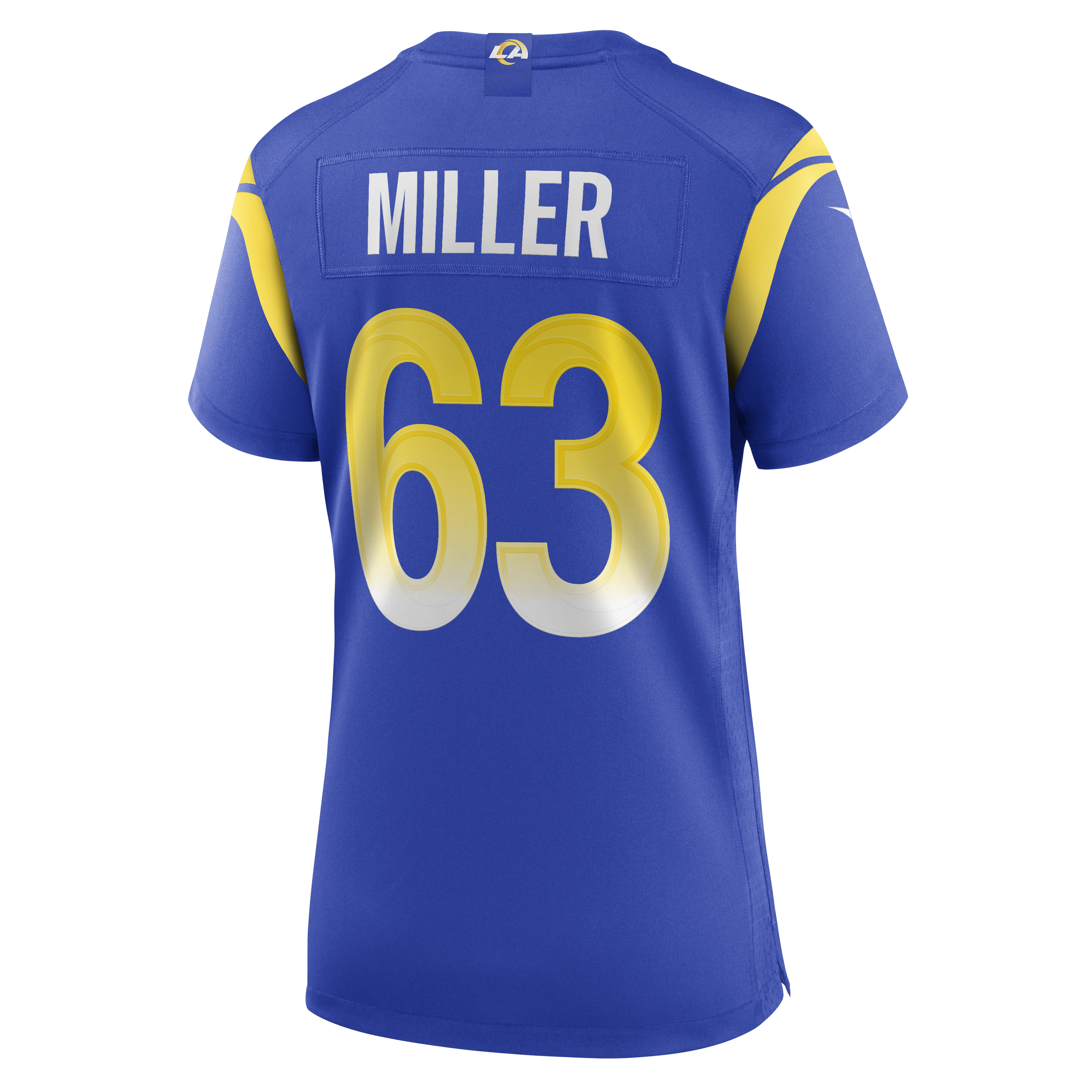 Grant Miller Los Angeles Rams  Women's  Game Jersey - Royal