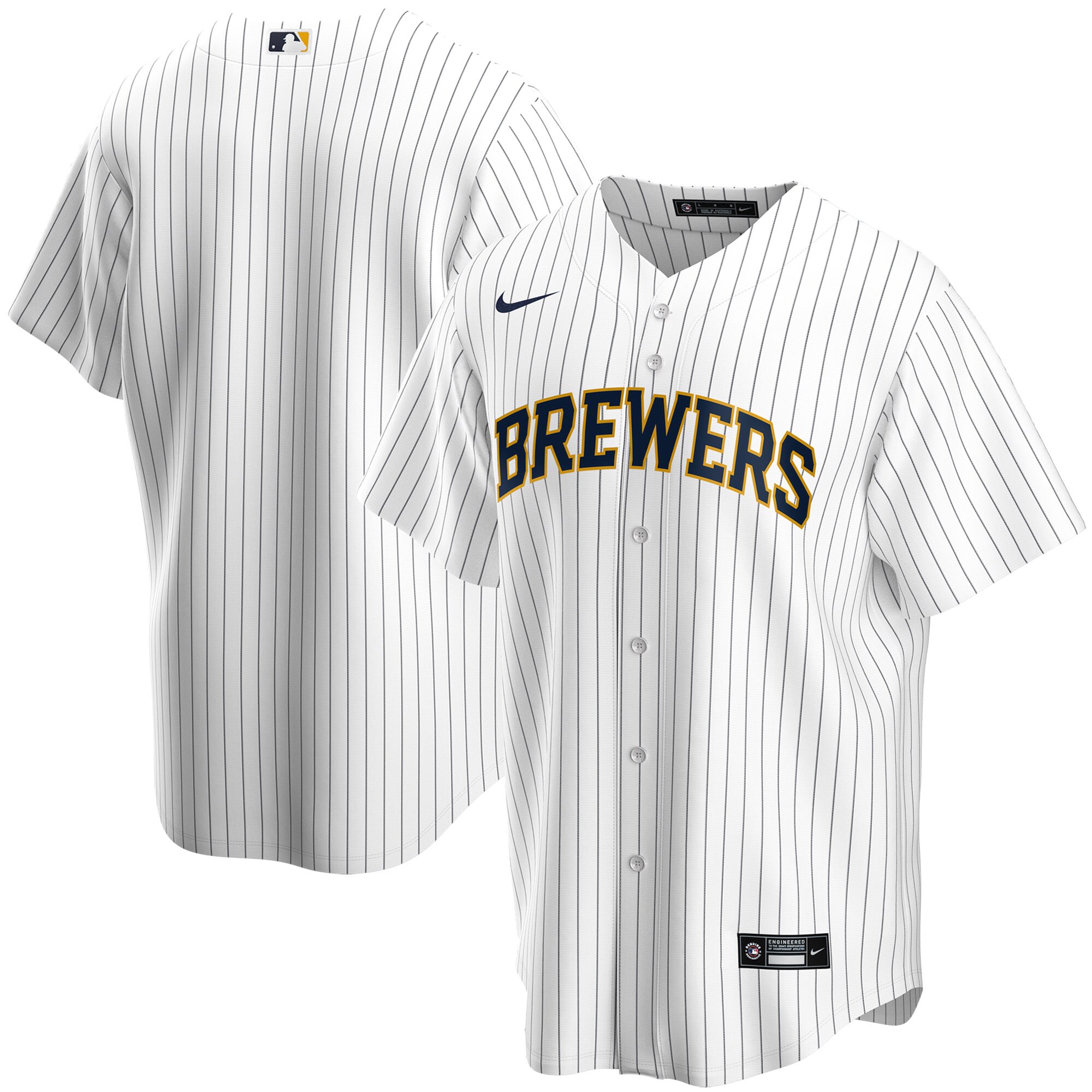 Milwaukee Brewers  Youth Home Replica Team Jersey - White