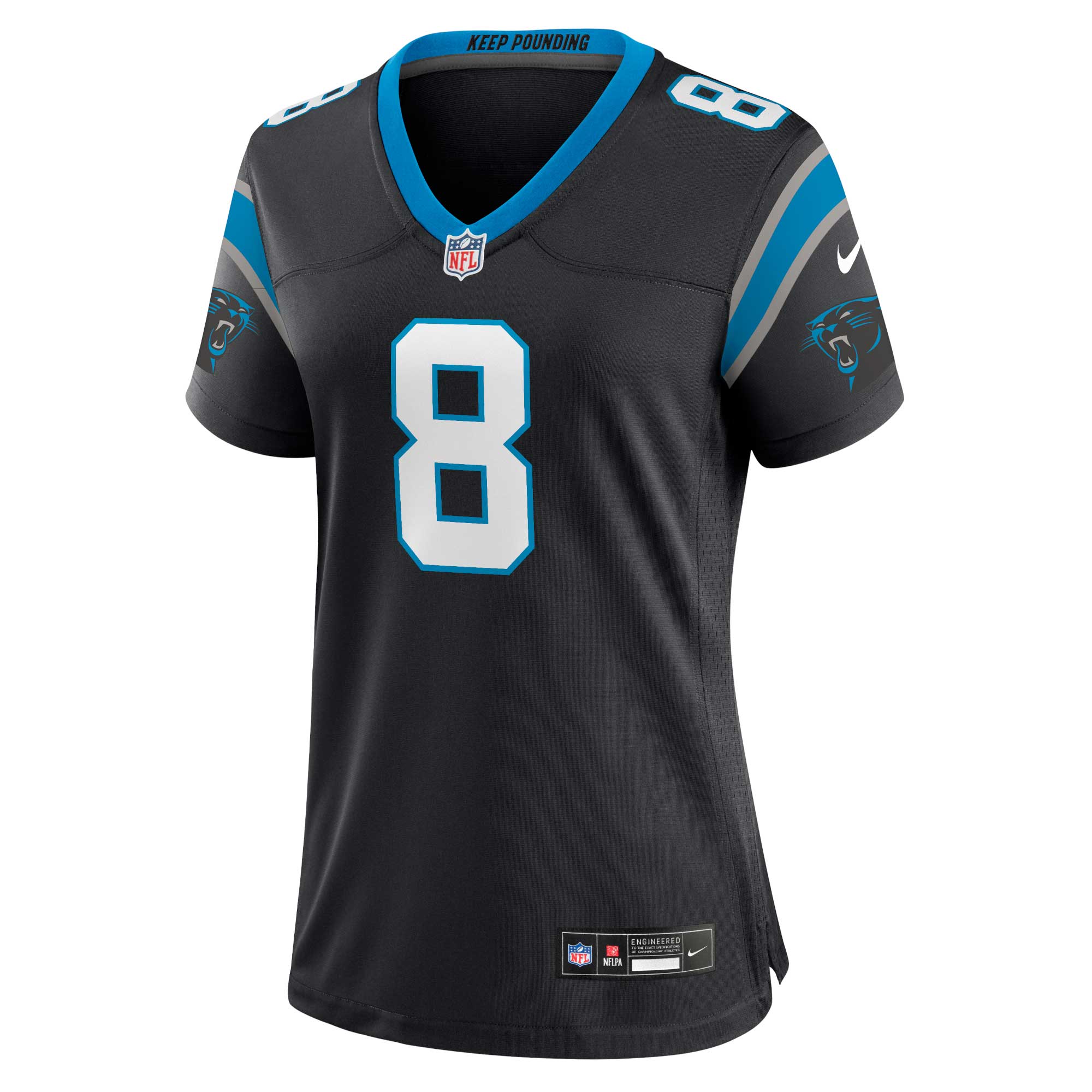 Jaycee Horn Carolina Panthers  Women's Player Jersey - Black