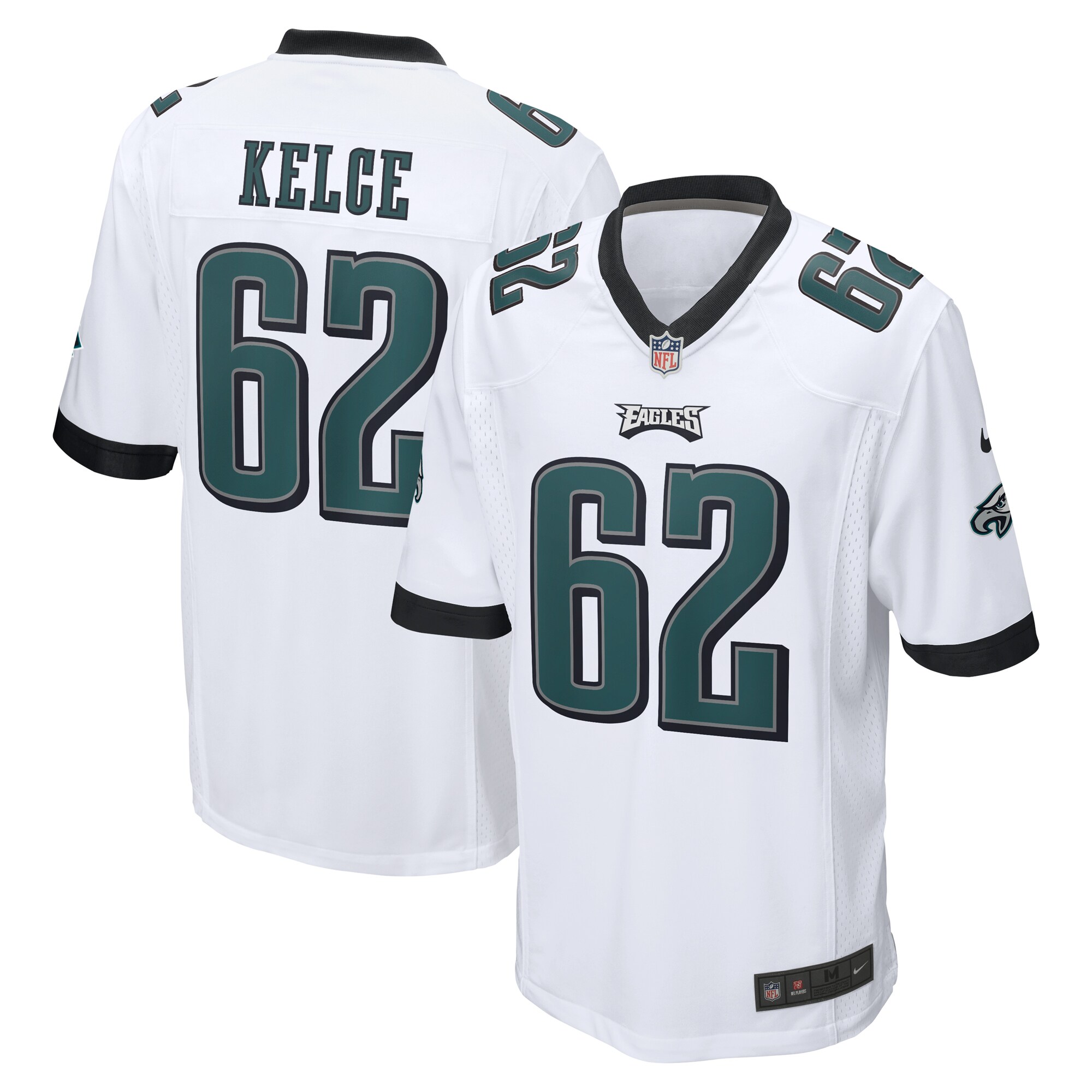 Jason Kelce Philadelphia Eagles   Game Jersey - White