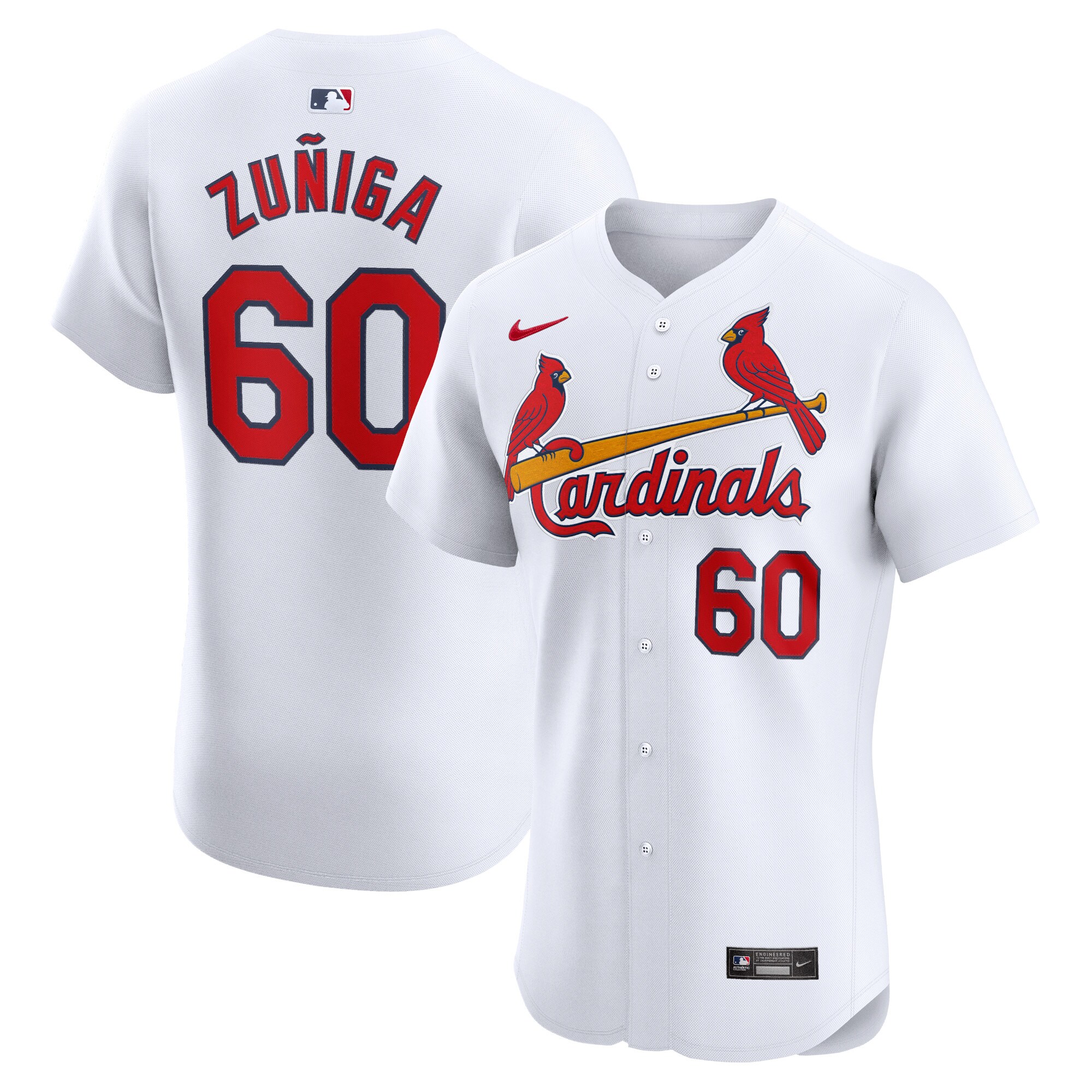 Guillermo Zu\u00c3\u00b1iga St. Louis Cardinals  Home Elite Player Jersey - White