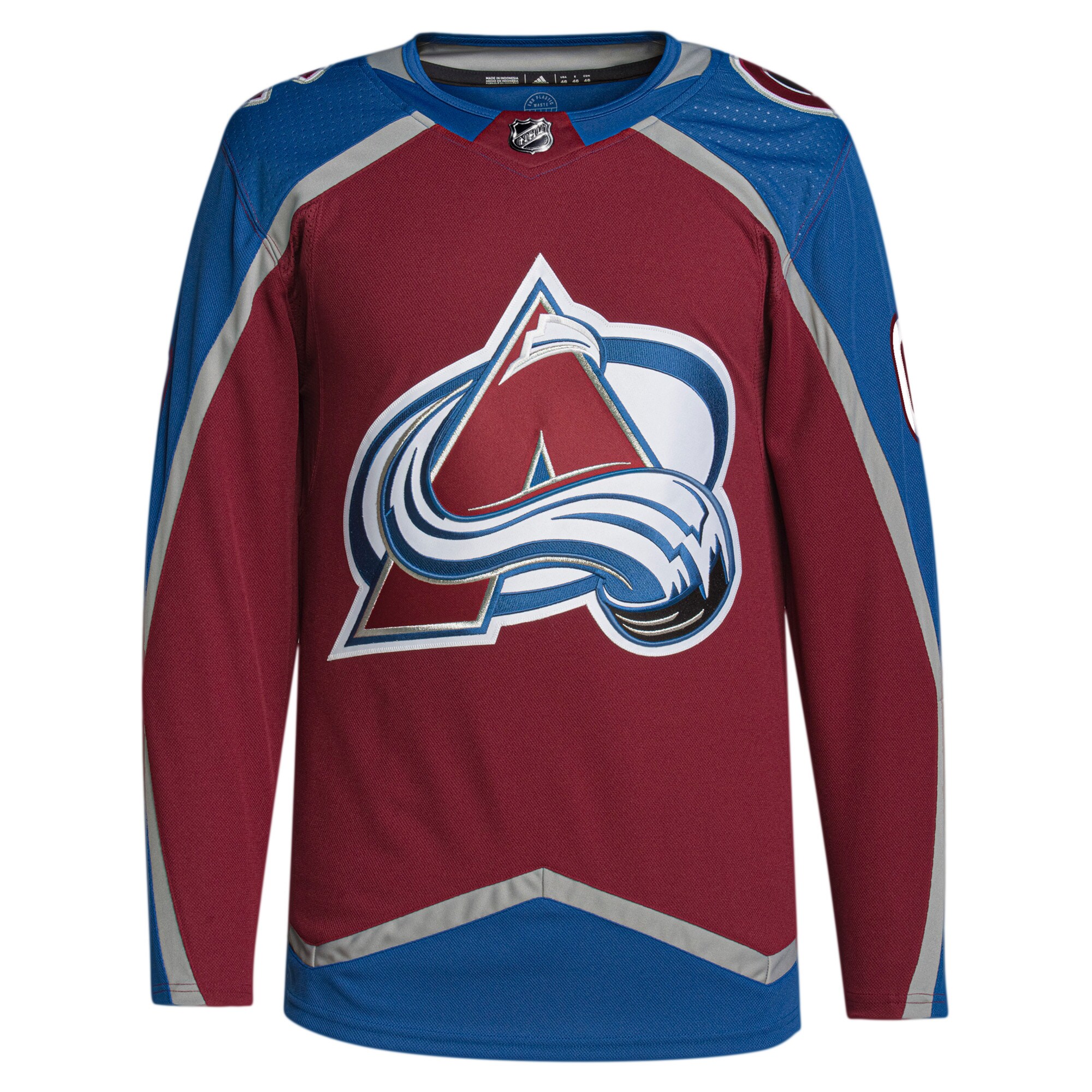 Colorado Avalanche adidas  Home  Primegreen Authentic Custom Jersey - Burgundy