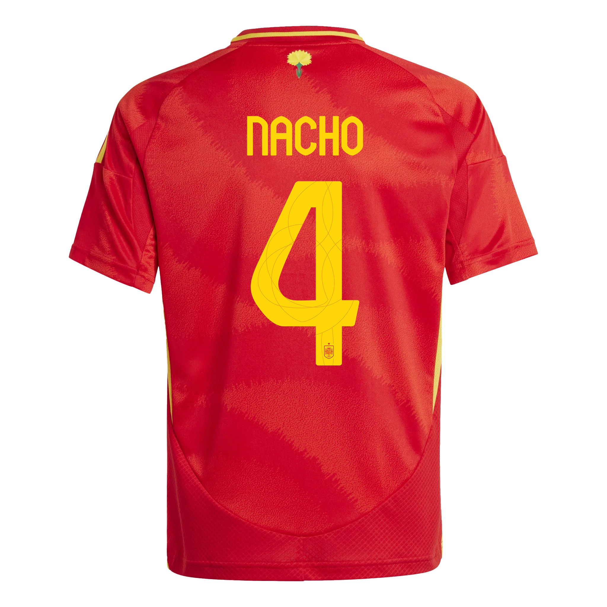 Nacho 4 Spain National Team 2024 Home YOUTH Jersey - Red