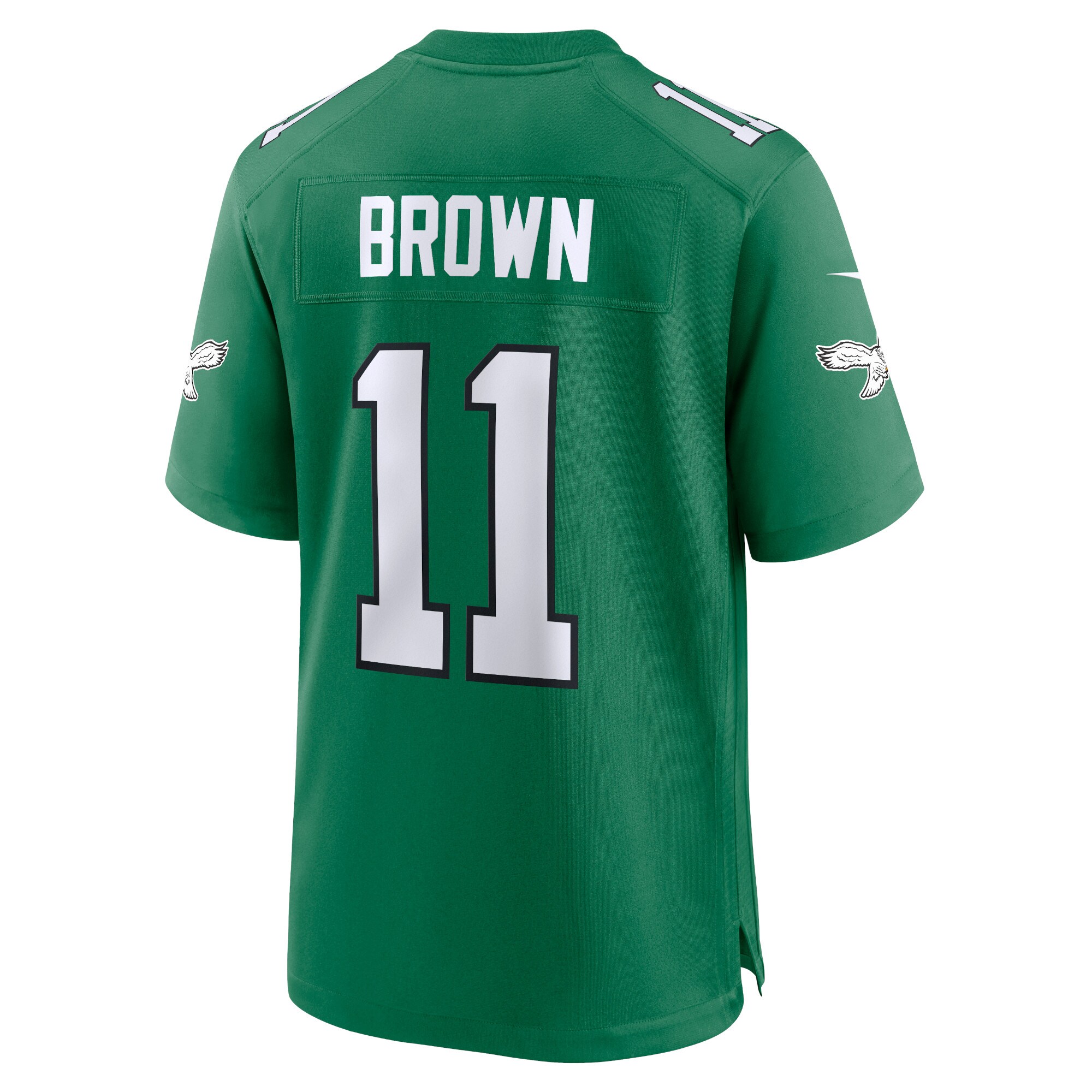 A.J. Brown Philadelphia Eagles  Alternate Game Player Jersey - Kelly Green