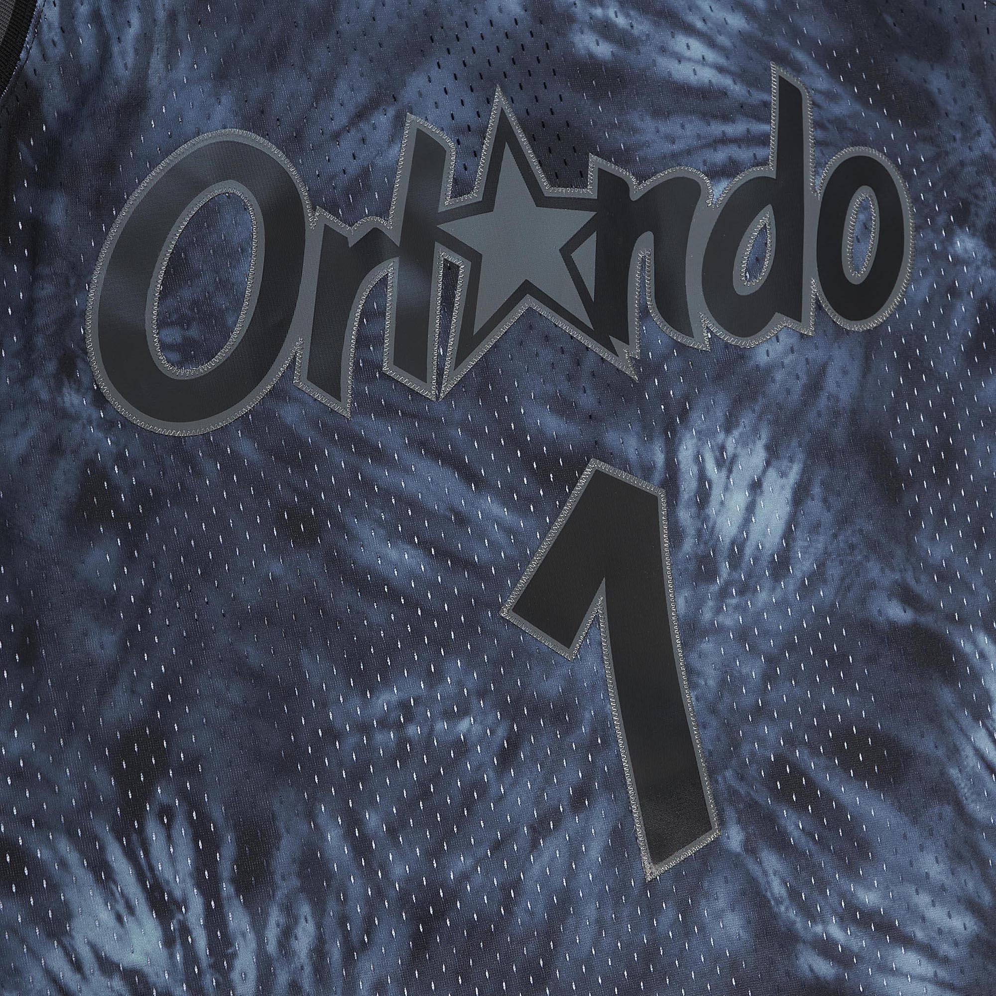 Penny Hardaway Orlando Magic Mitchell & Ness Hardwood Classics 1984\/85 Tie-Dye Swingman Jersey - Black