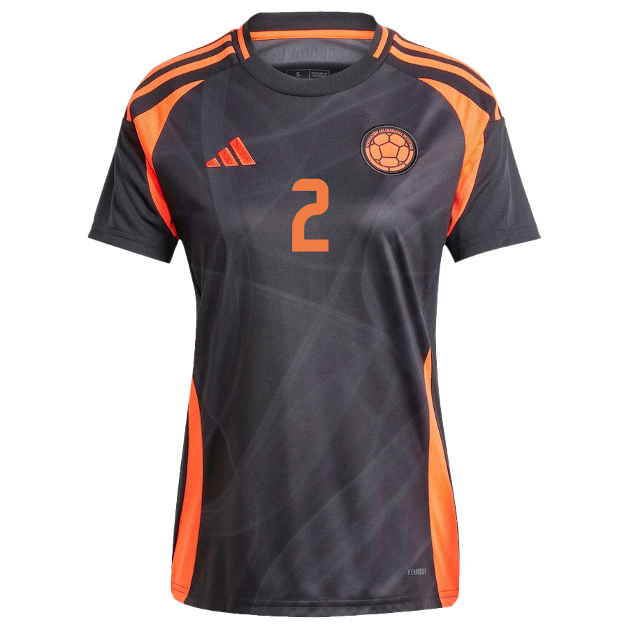 Carlos Cuesta 2 Colombia National Team 2024/25 Away Women Jersey - Black