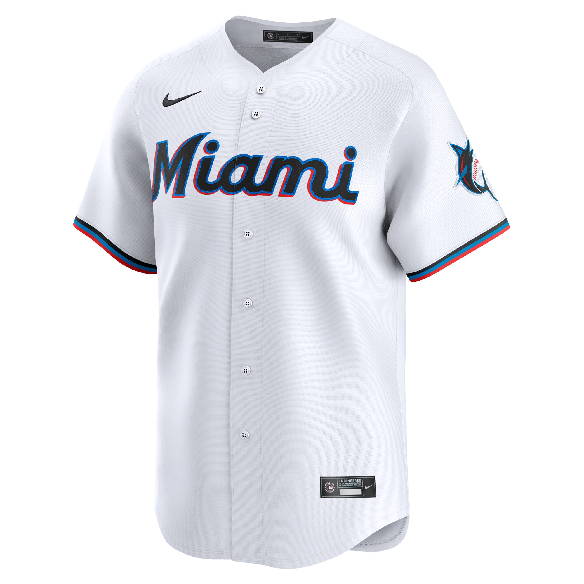 Christian Bethancourt Miami Marlins  Home Limited Player Jersey - White