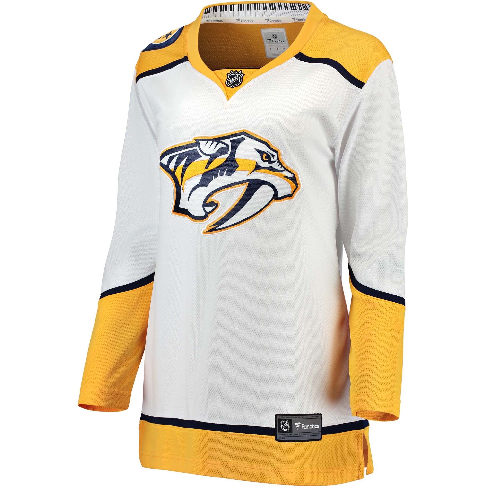 Nashville Predators Fanatics Women's Away Breakaway Jersey - White