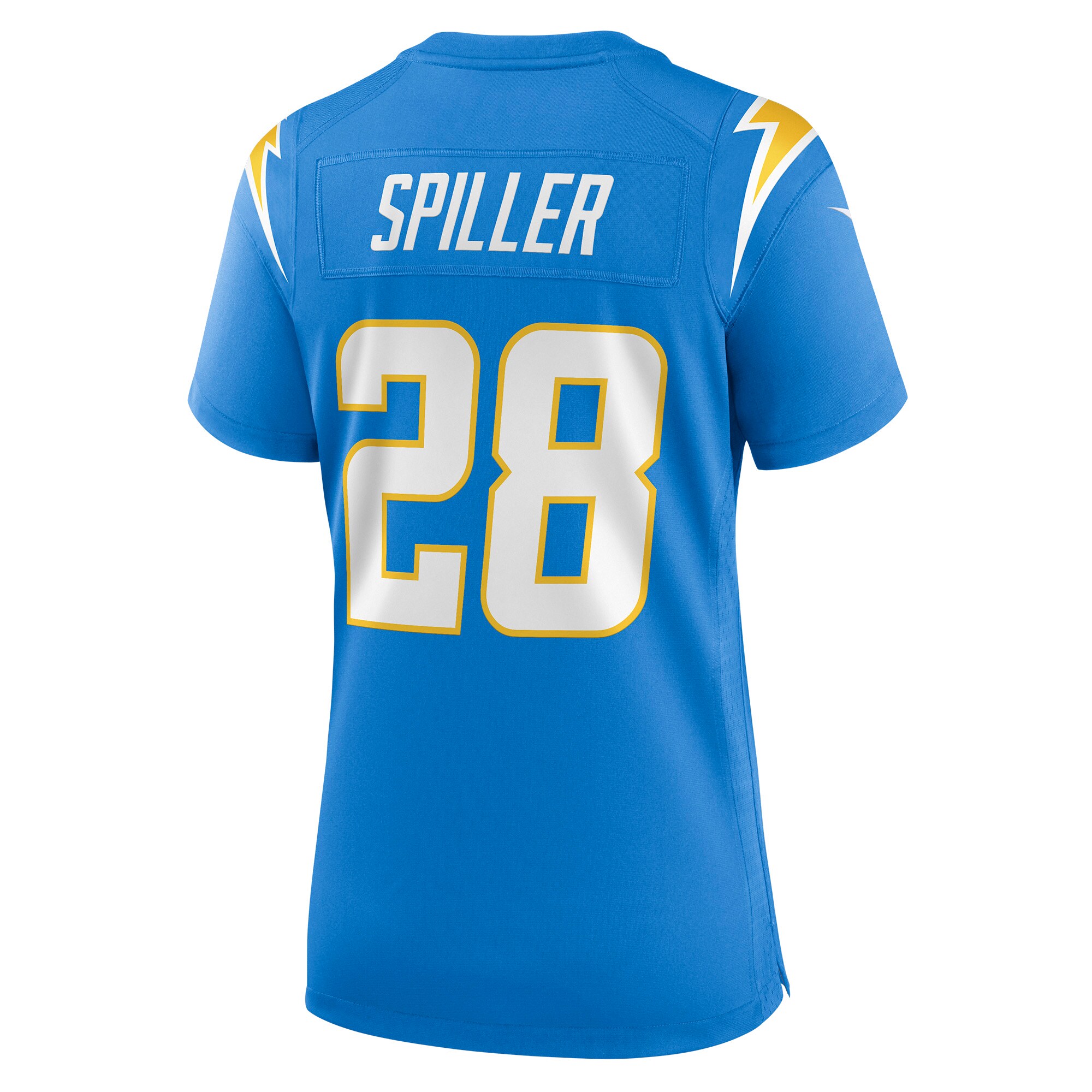 Isaiah Spiller Los Angeles Chargers  Women's Game Jersey - Powder Blue