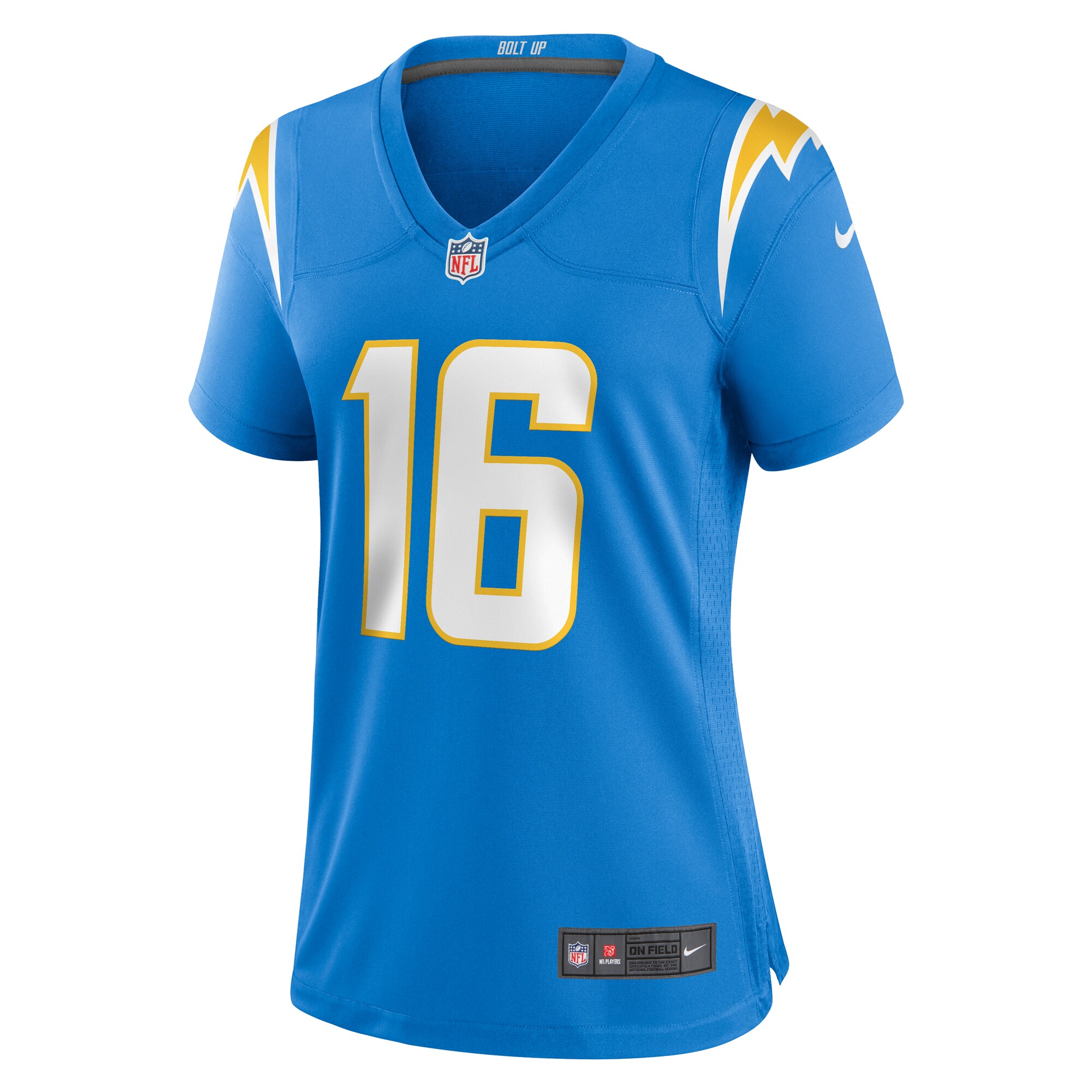 Tyler Johnson Los Angeles Chargers  Women's Team Game Jersey -  Powder Blue