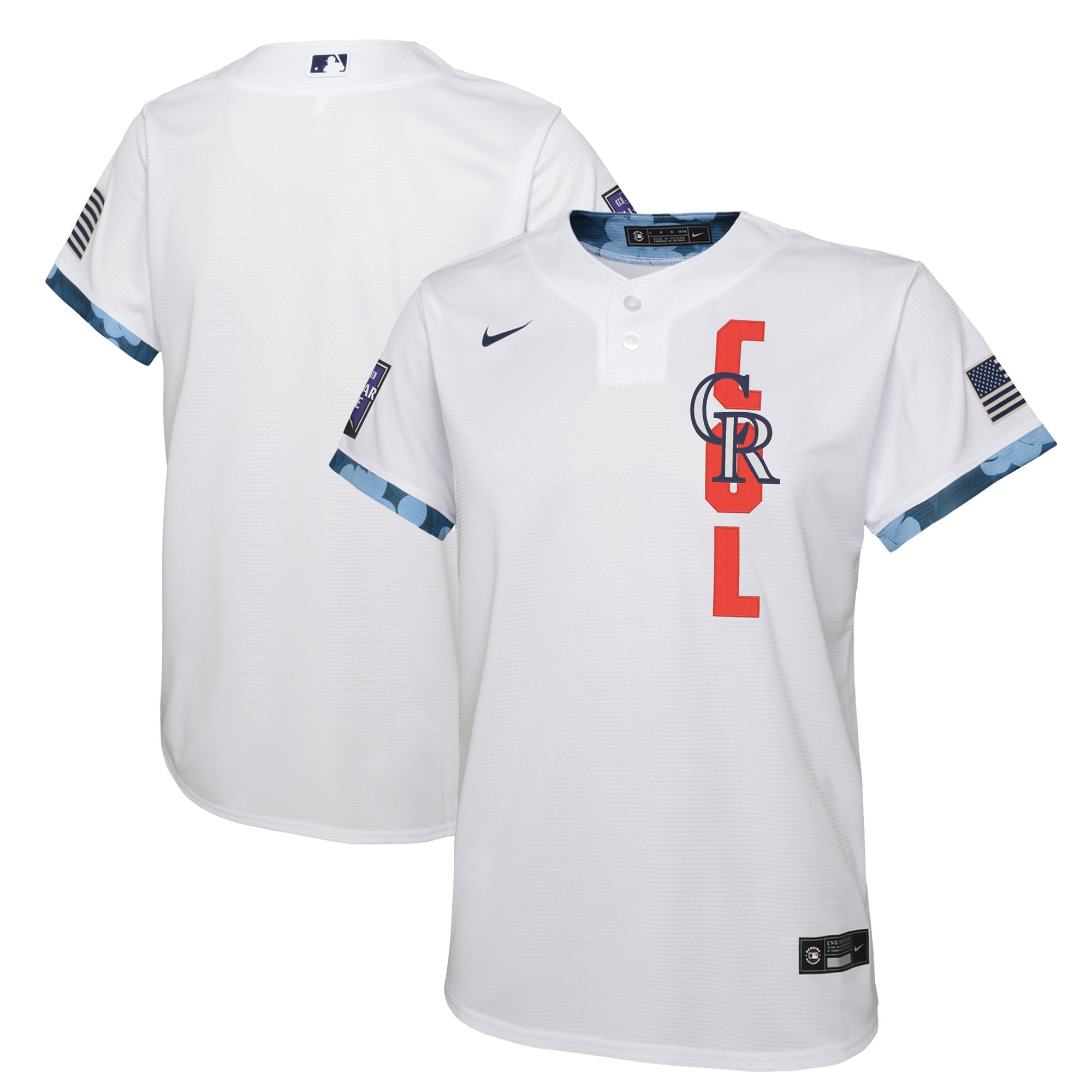 Colorado Rockies  Youth 2021 MLB All-Star Game Jersey - White
