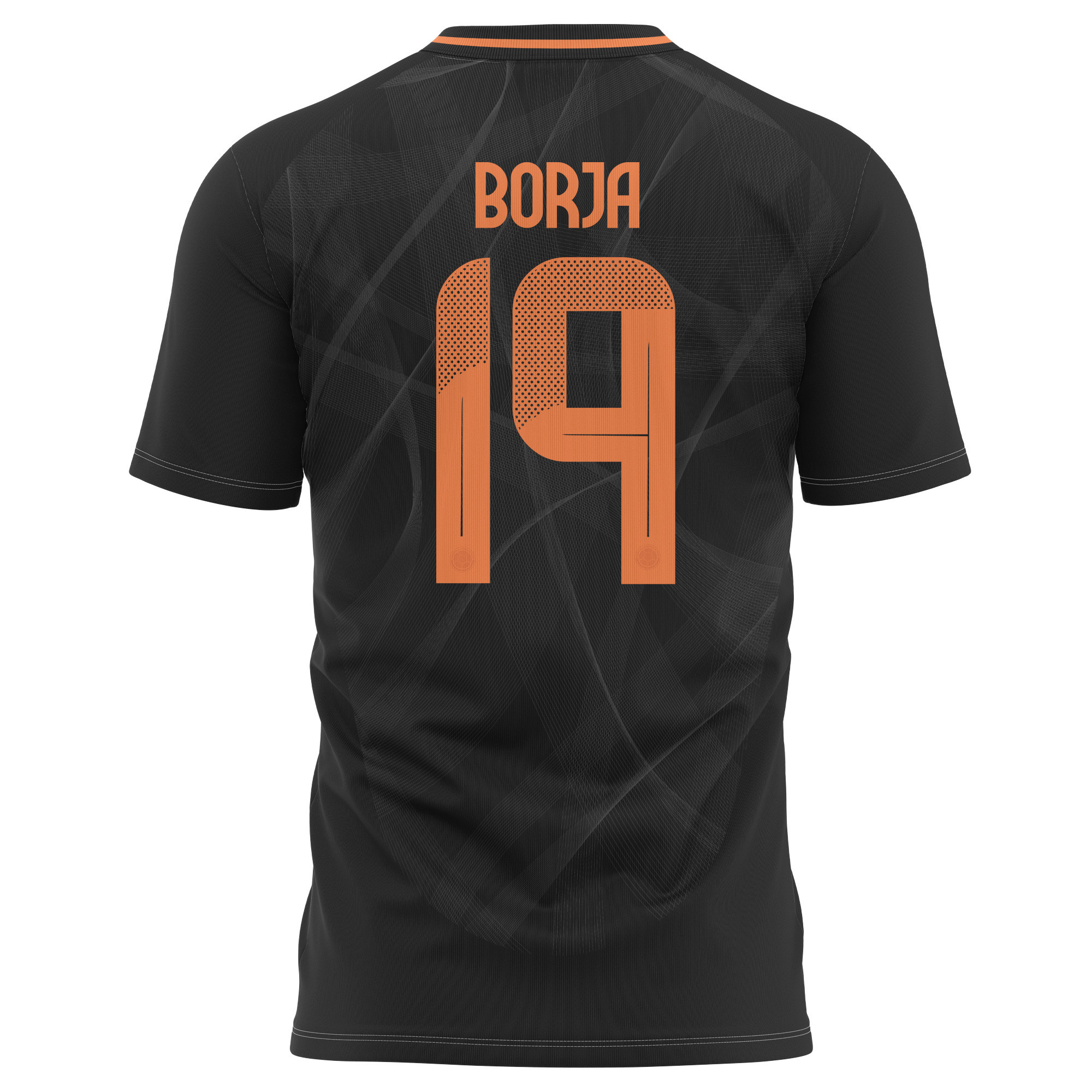 Miguel Borja 19 Colombia National Team 2024 Away Kits AOP T-shirt - Black