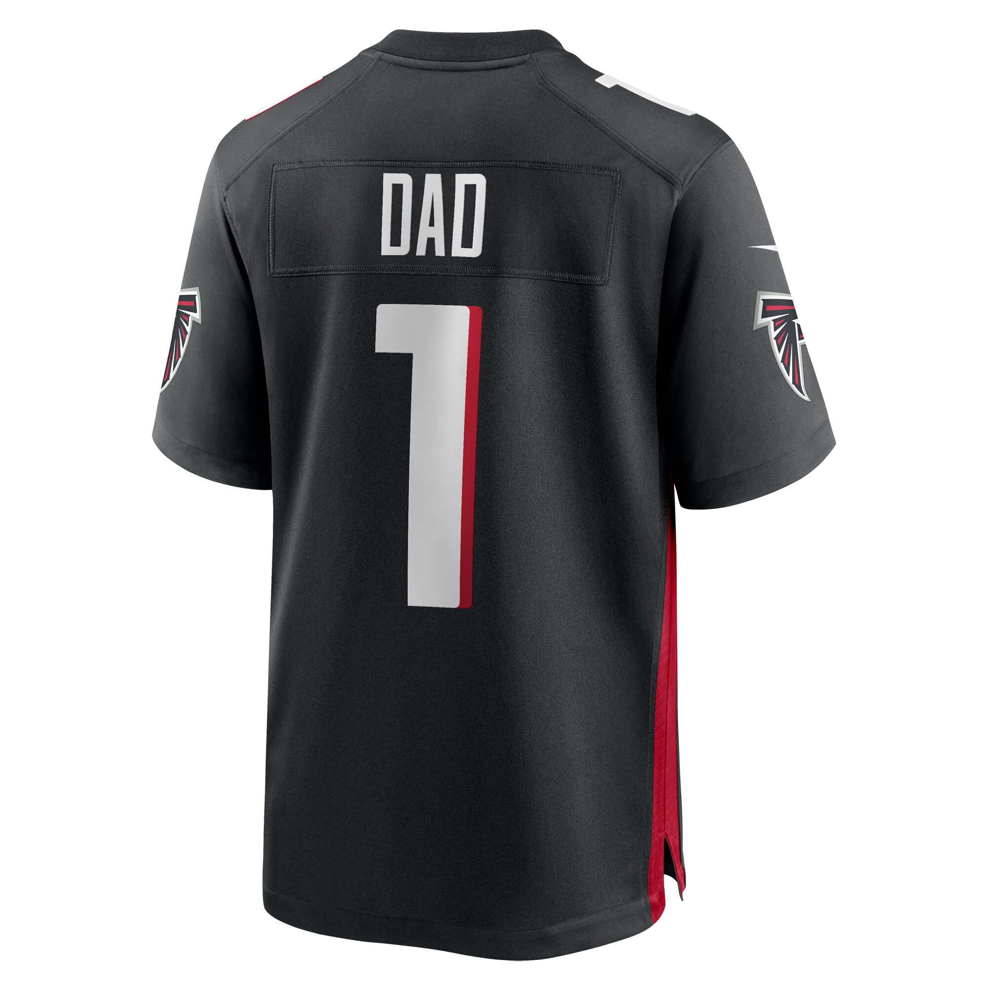 Number 1 Dad Atlanta Falcons  Game Jersey - Black