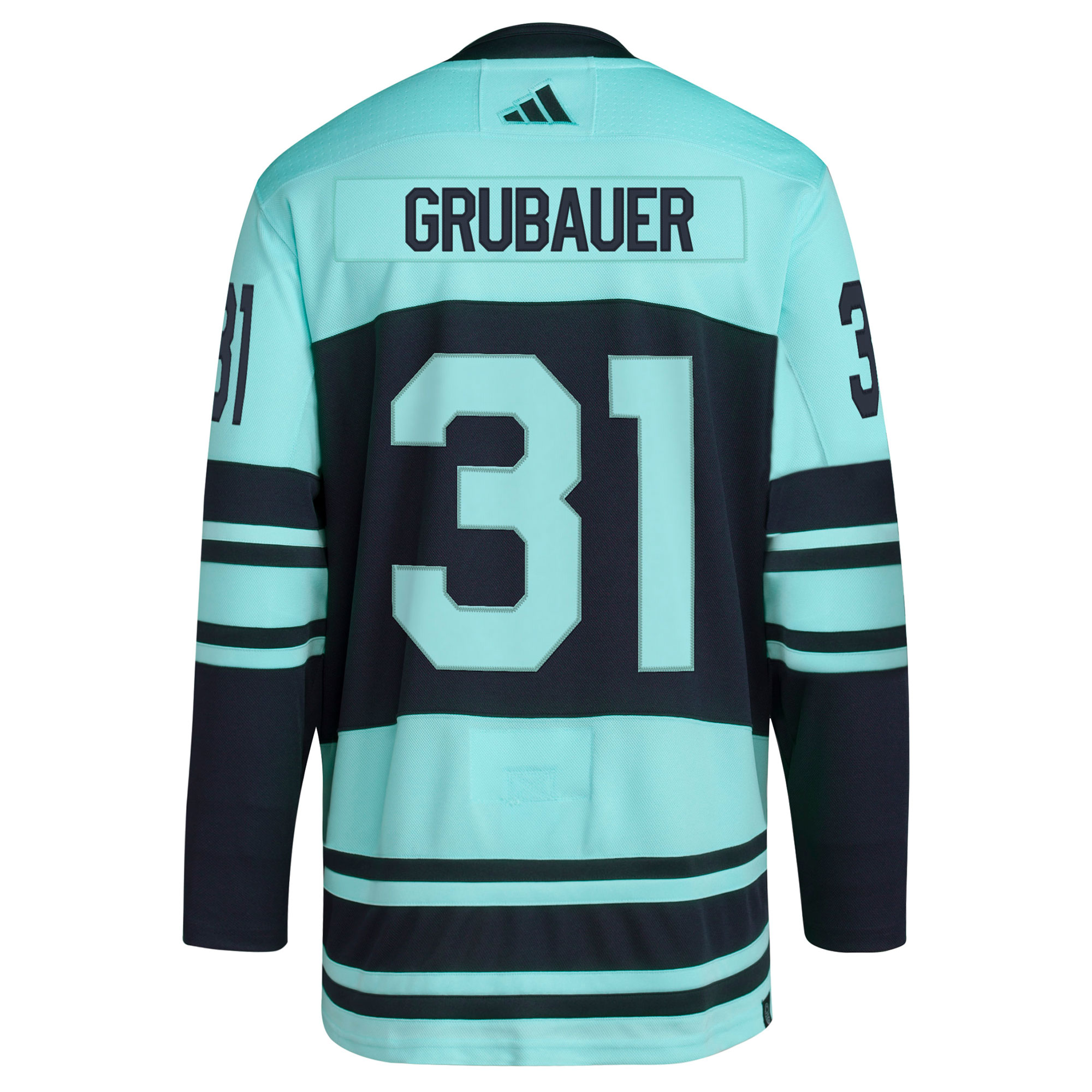 Philipp Grubauer  adidas Reverse Retro 2.0 Authentic Player Jersey - Teal