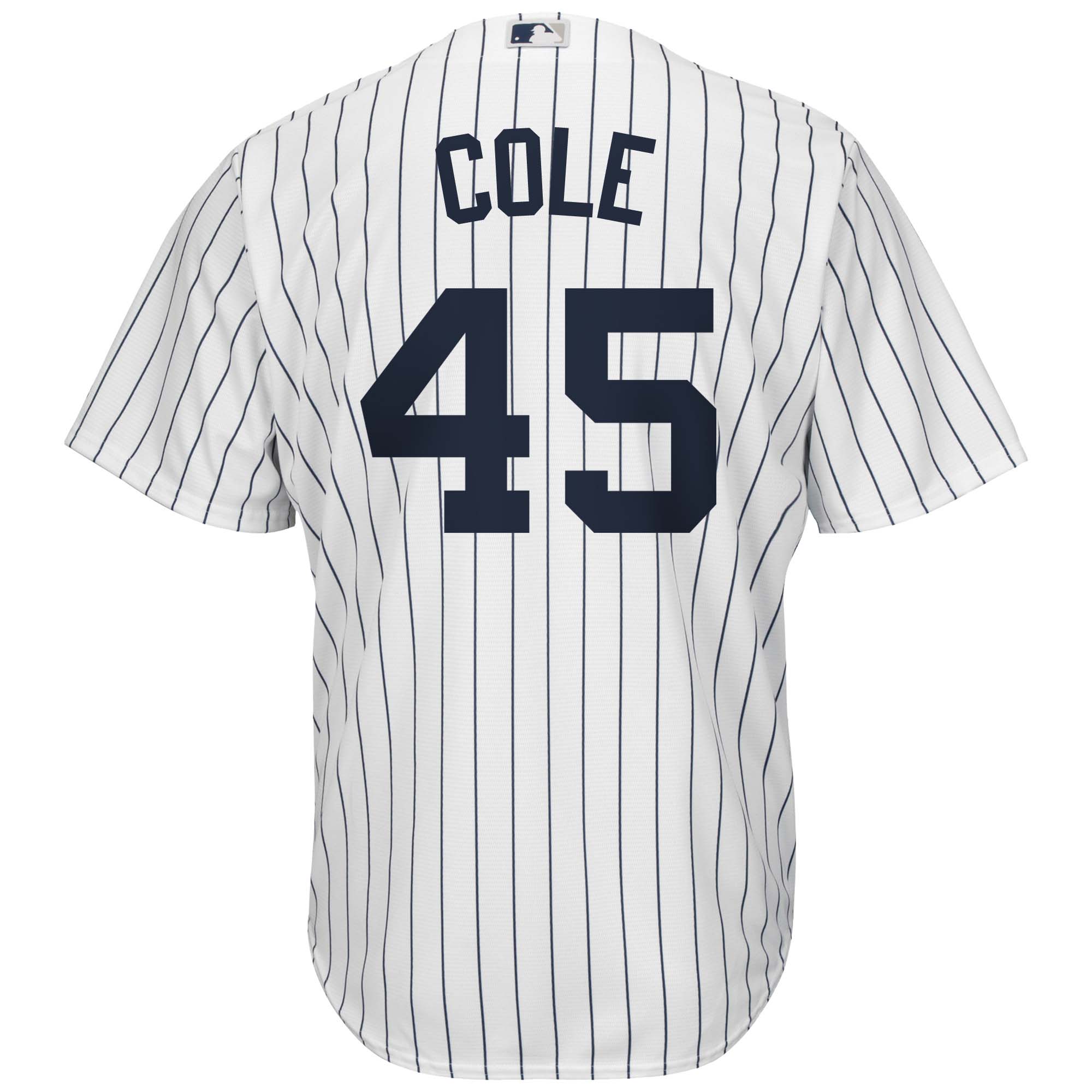 Gerrit Cole New York Yankees Big & Tall Replica Player Jersey - White\/Navy