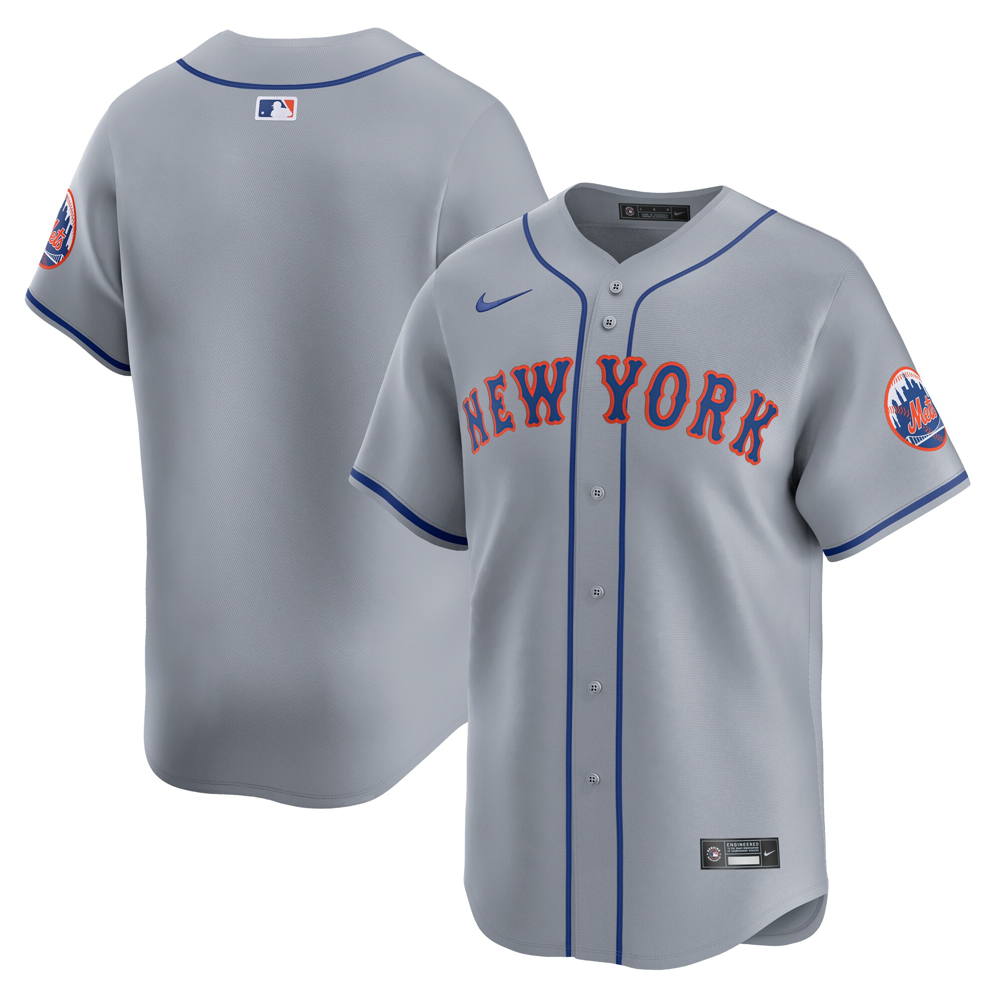 New York Mets  Away Limited Jersey - Gray