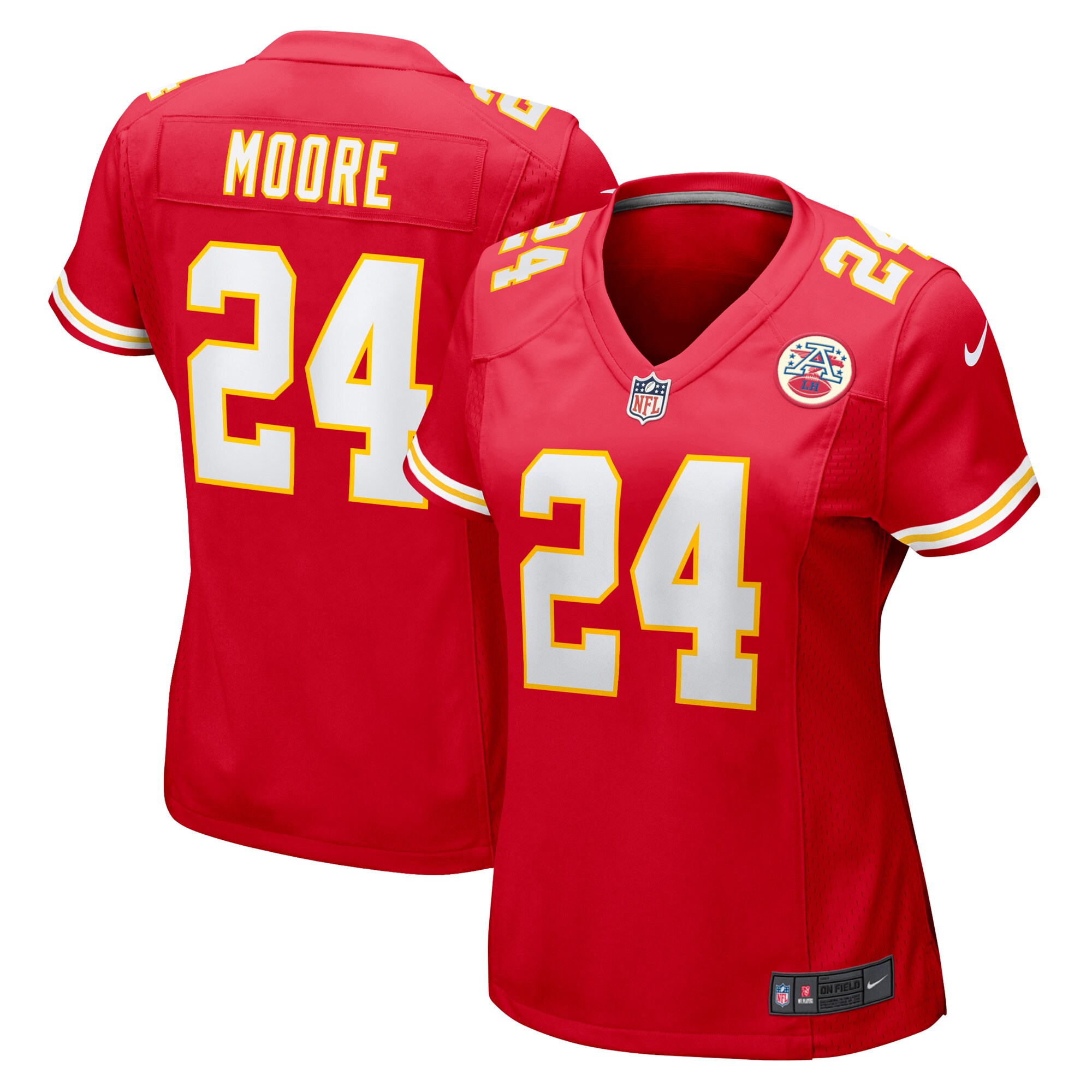 Skyy Moore Kansas City Chiefs  Women's Game Player Jersey - Red