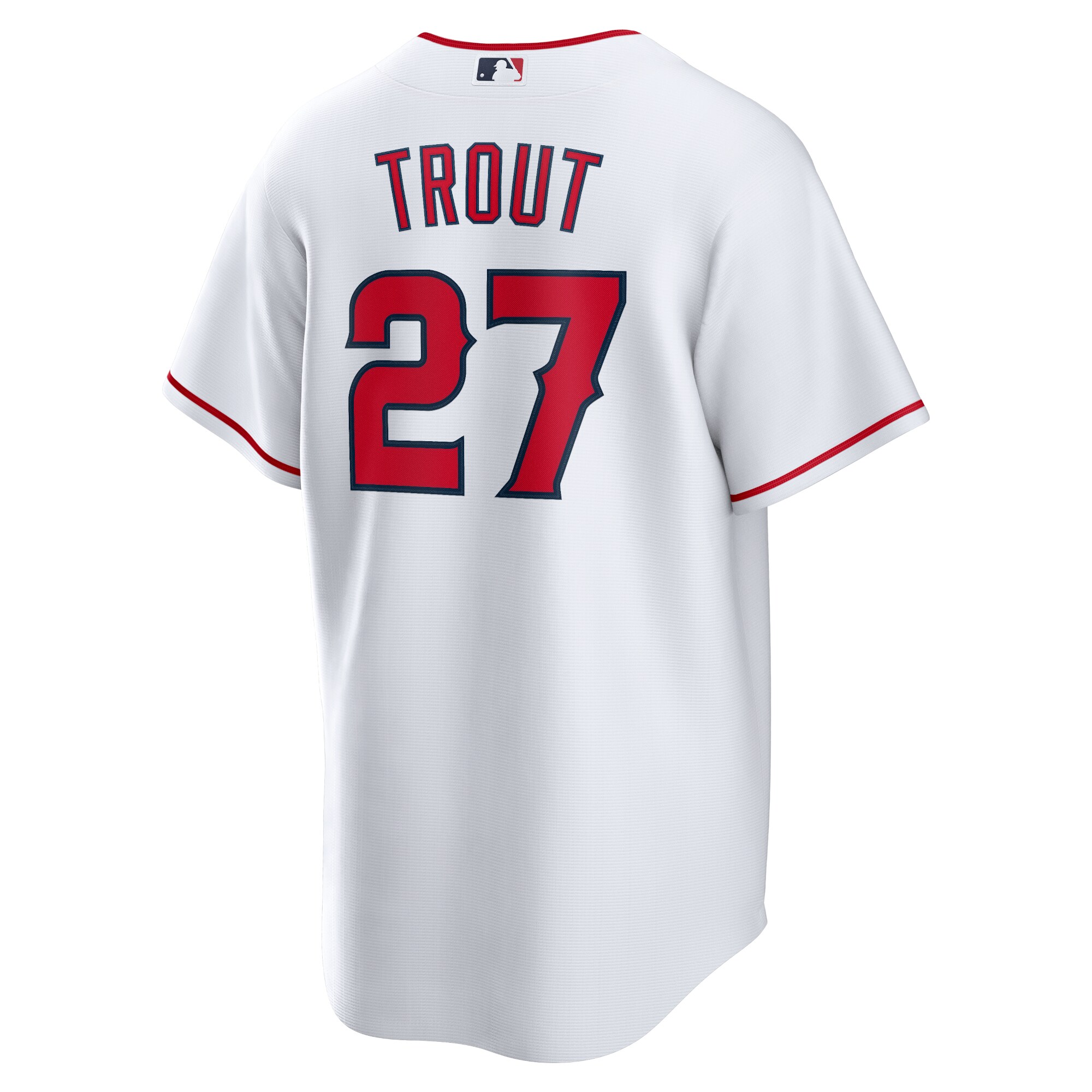Mike Trout Los Angeles Angels  Home Replica Player Name Jersey - White
