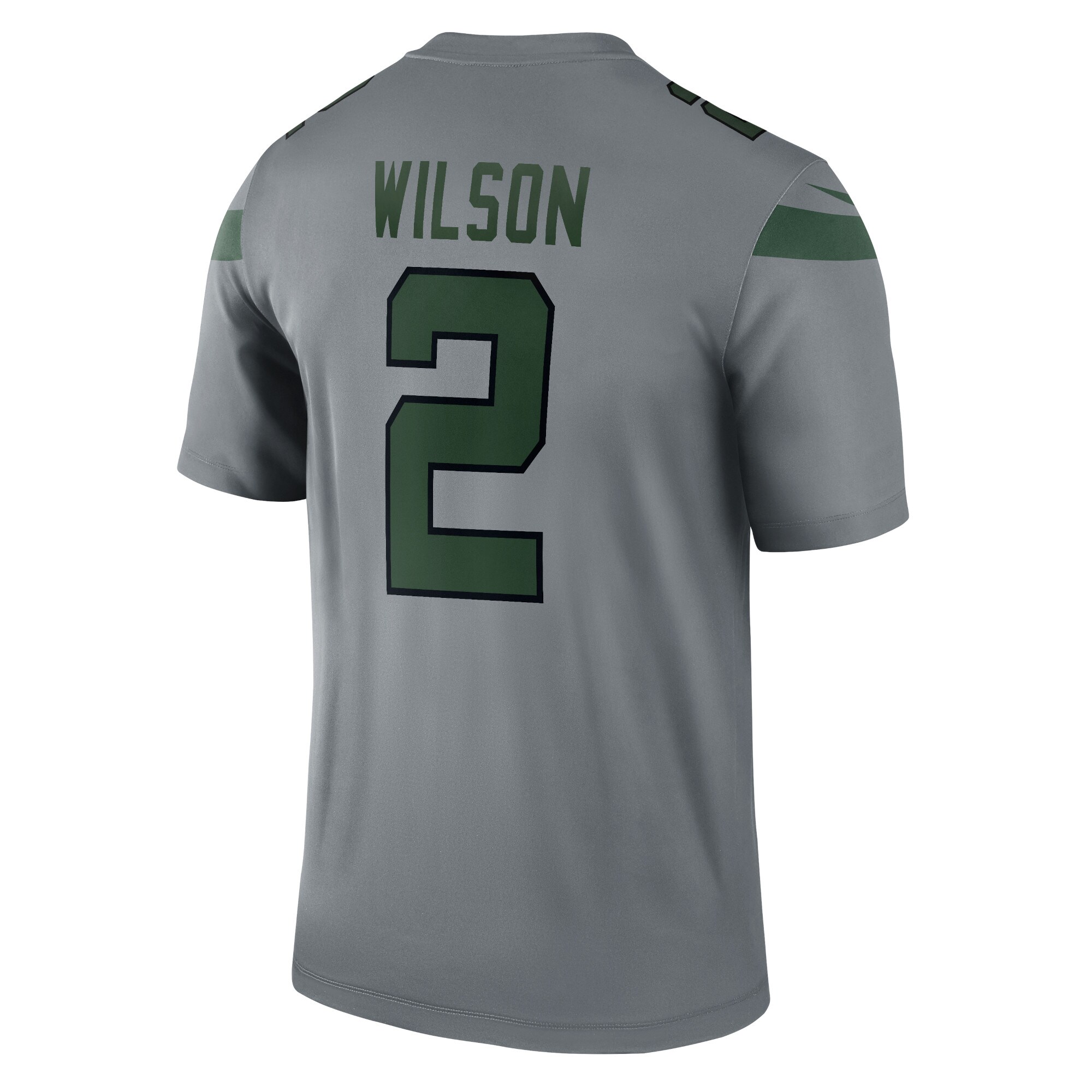 Zach Wilson New York Jets  Inverted Legend Jersey - Gray