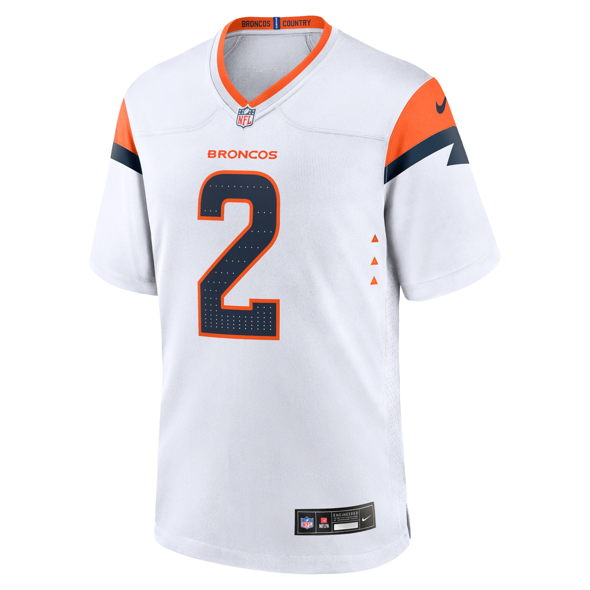 Patrick Surtain II Denver Broncos  Game Jersey - White
