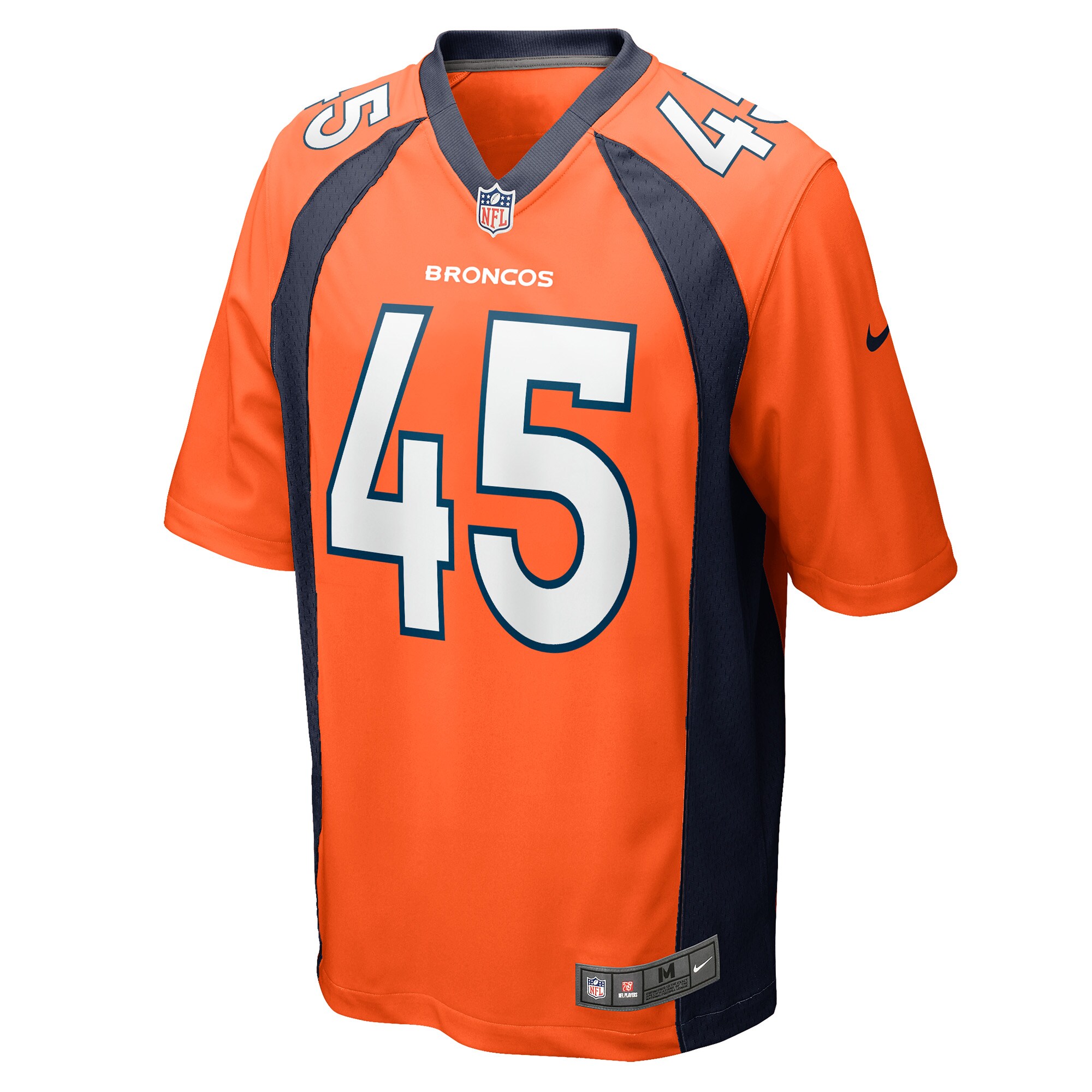 Christopher Allen Denver Broncos  Game Player Jersey - Orange