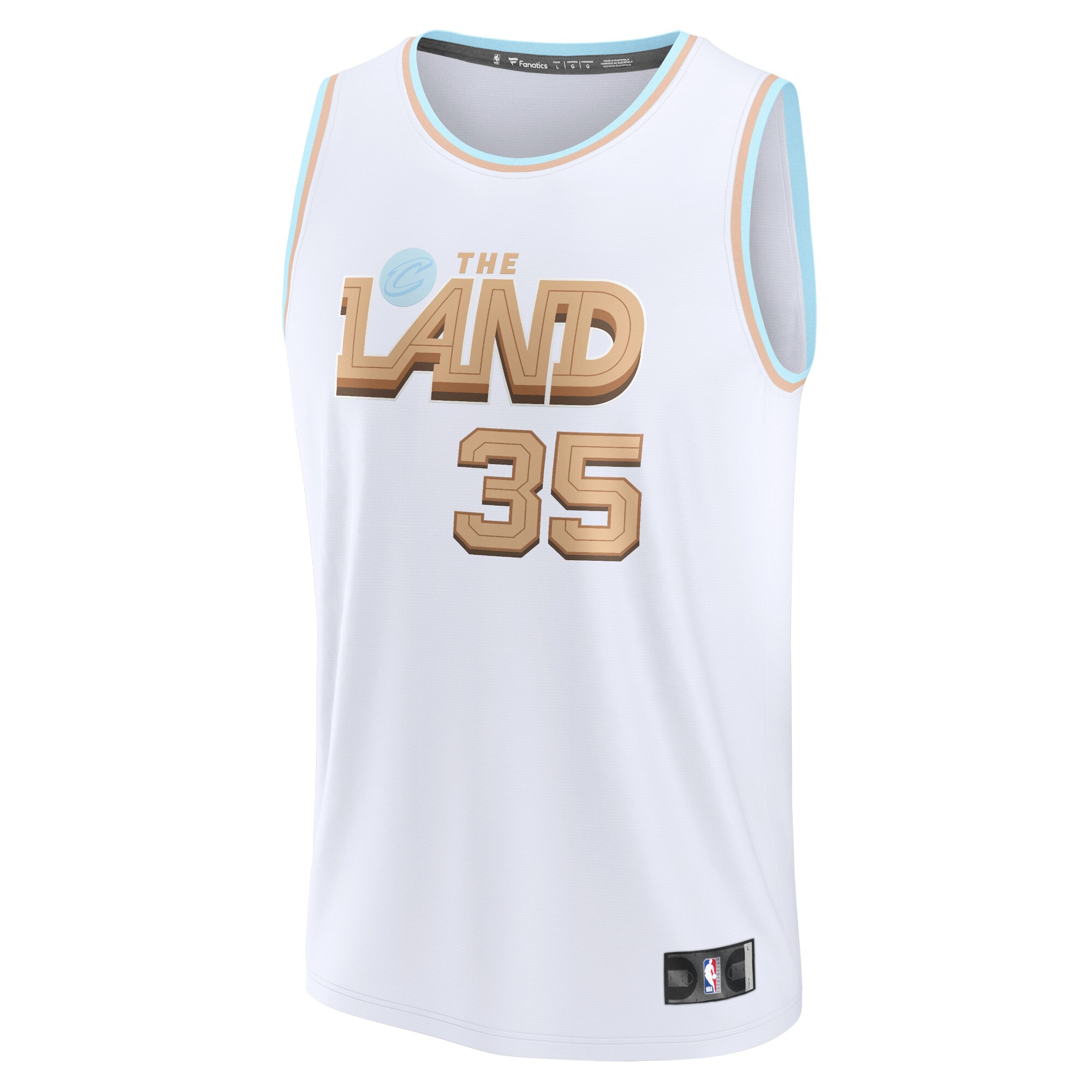 Isaac Okoro Cleveland Cavaliers Fanatics Fastbreak Jersey - City Edition - White