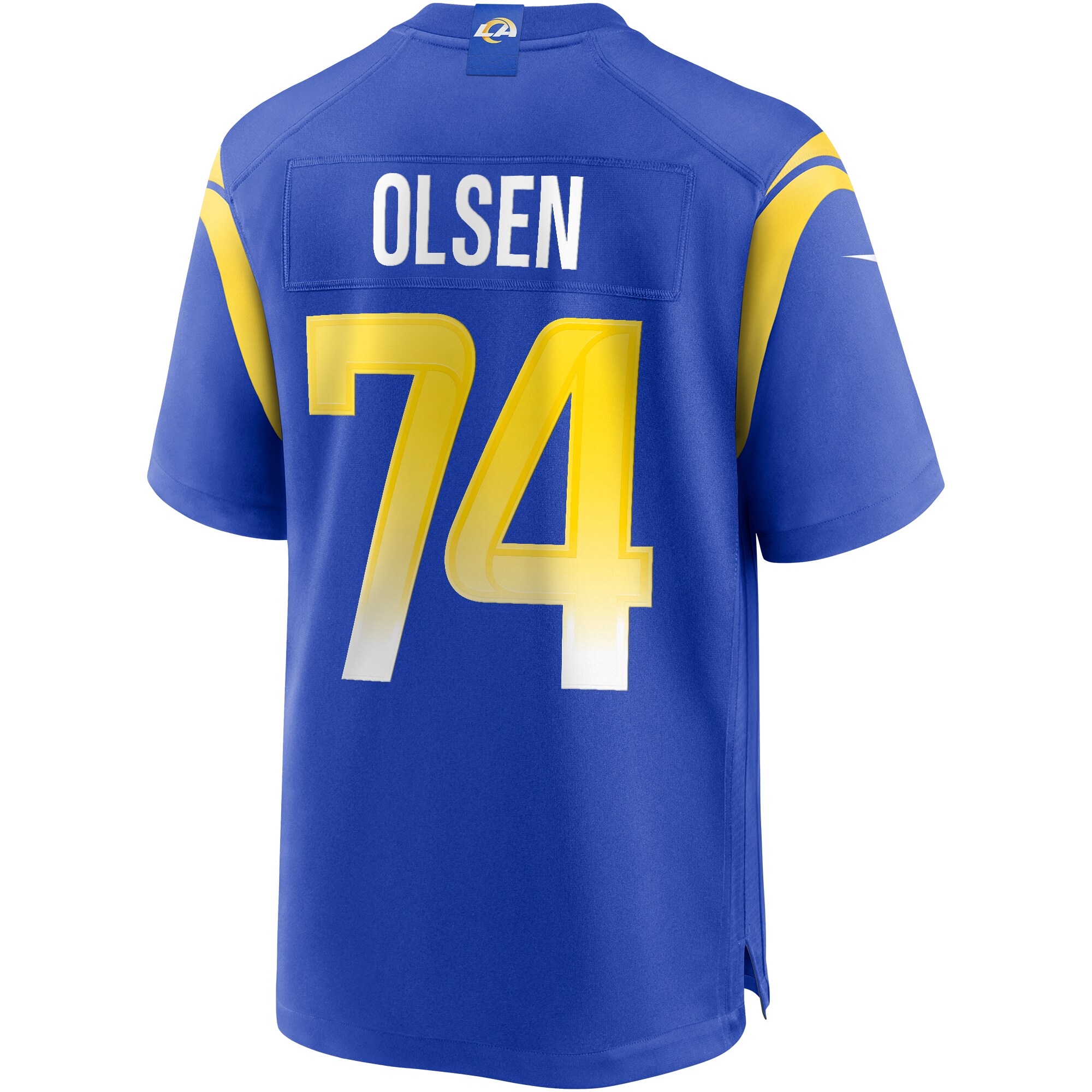 Merlin Olsen Los Angeles Rams  Game Retired Player Jersey - Royal