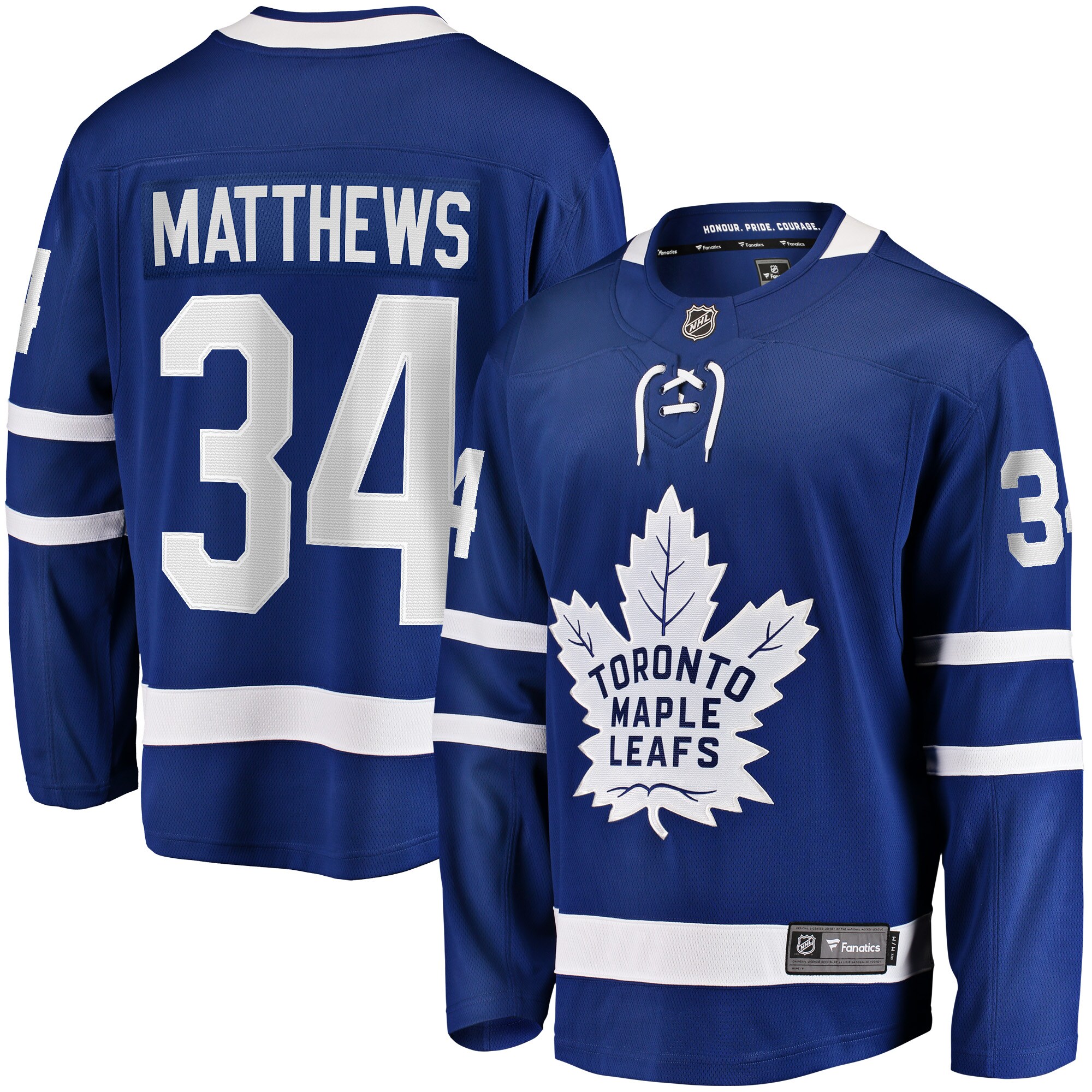 Auston Matthews Toronto Maple Leafs Fanatics Home Breakaway Jersey - Blue