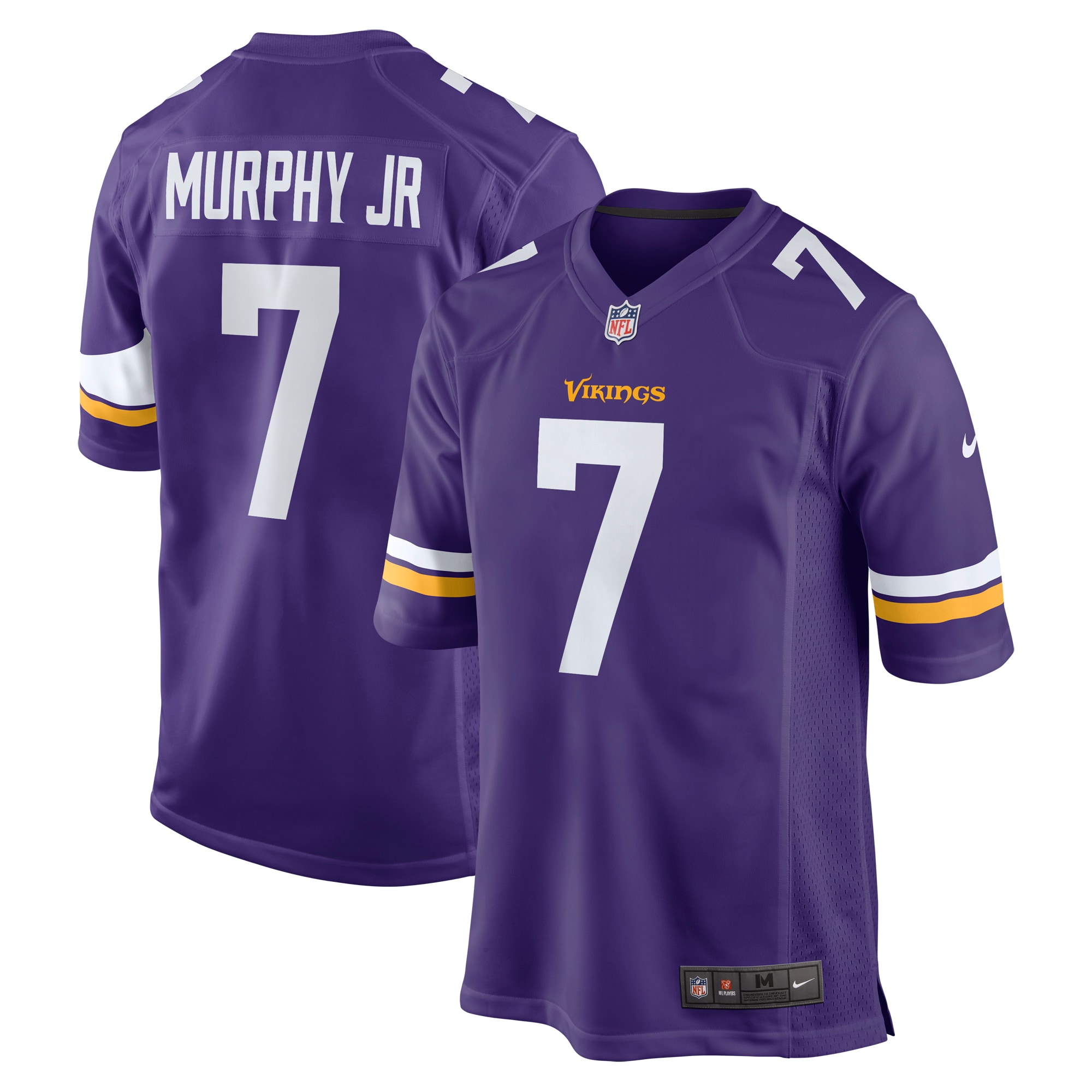 Byron Murphy Jr. Minnesota Vikings  Game Jersey - Purple