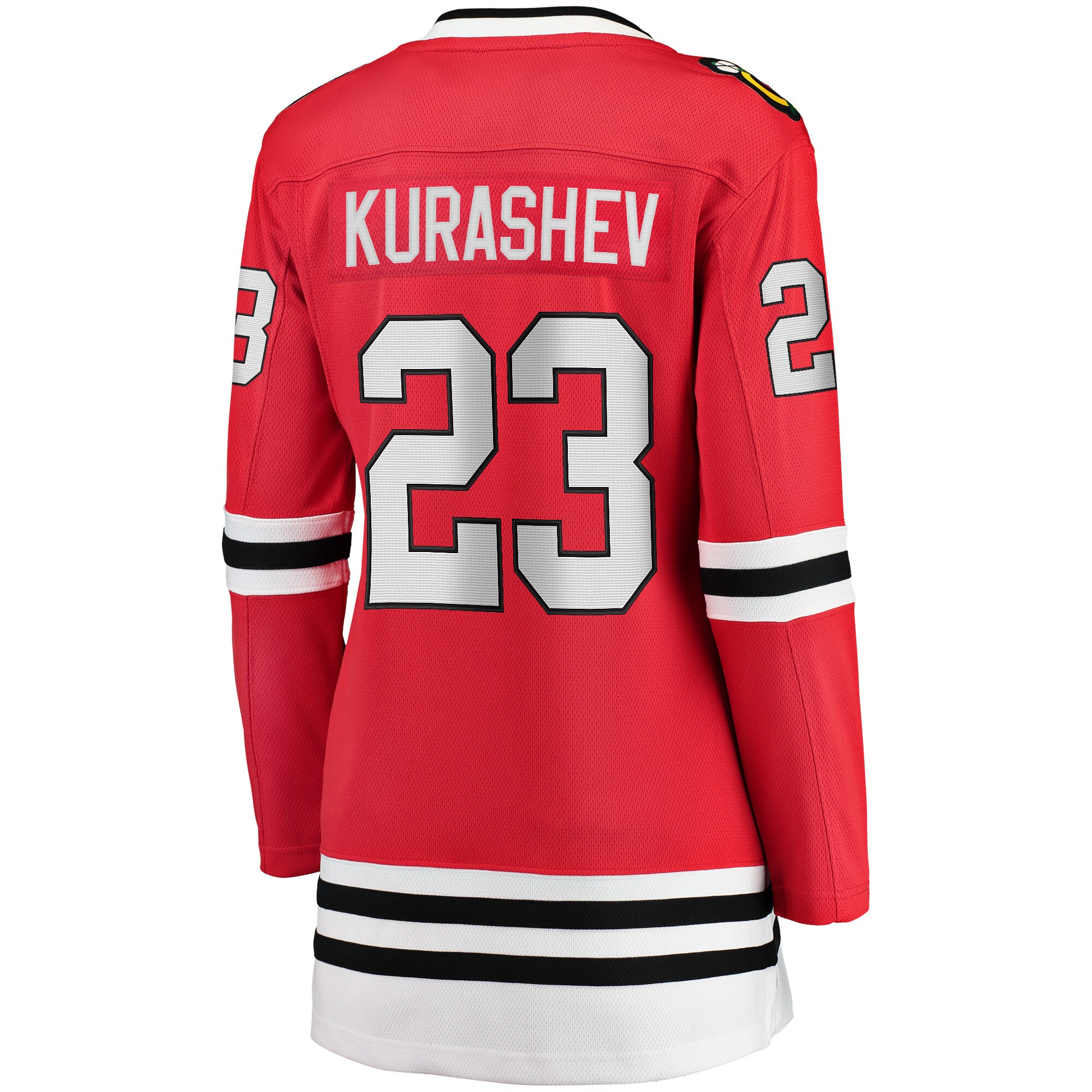 Philipp Kurashev Chicago Blackhawks Fanatics Women's Home Breakaway Player Jersey - Red