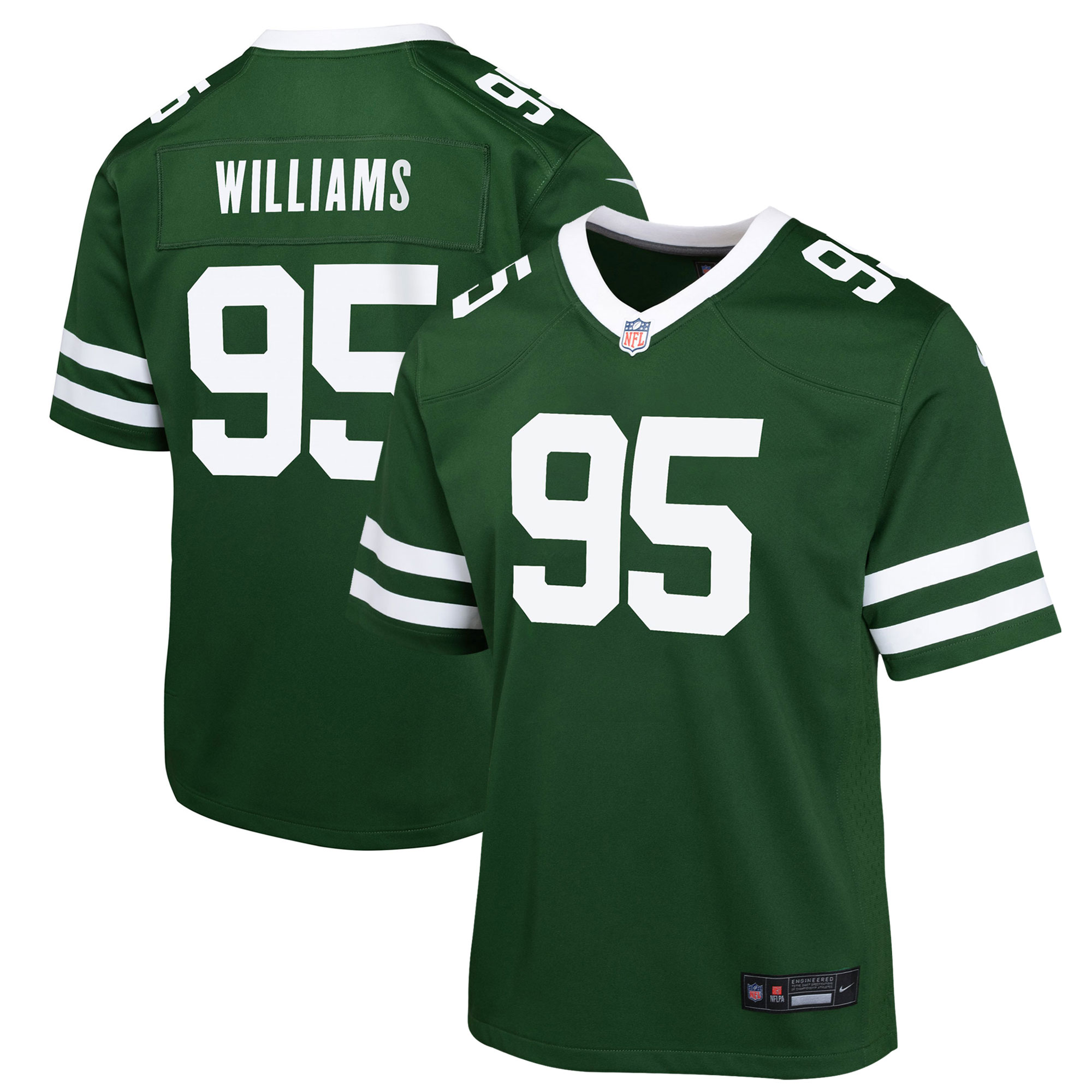 Quinnen Williams New York Jets  Youth Game Jersey - Legacy Green