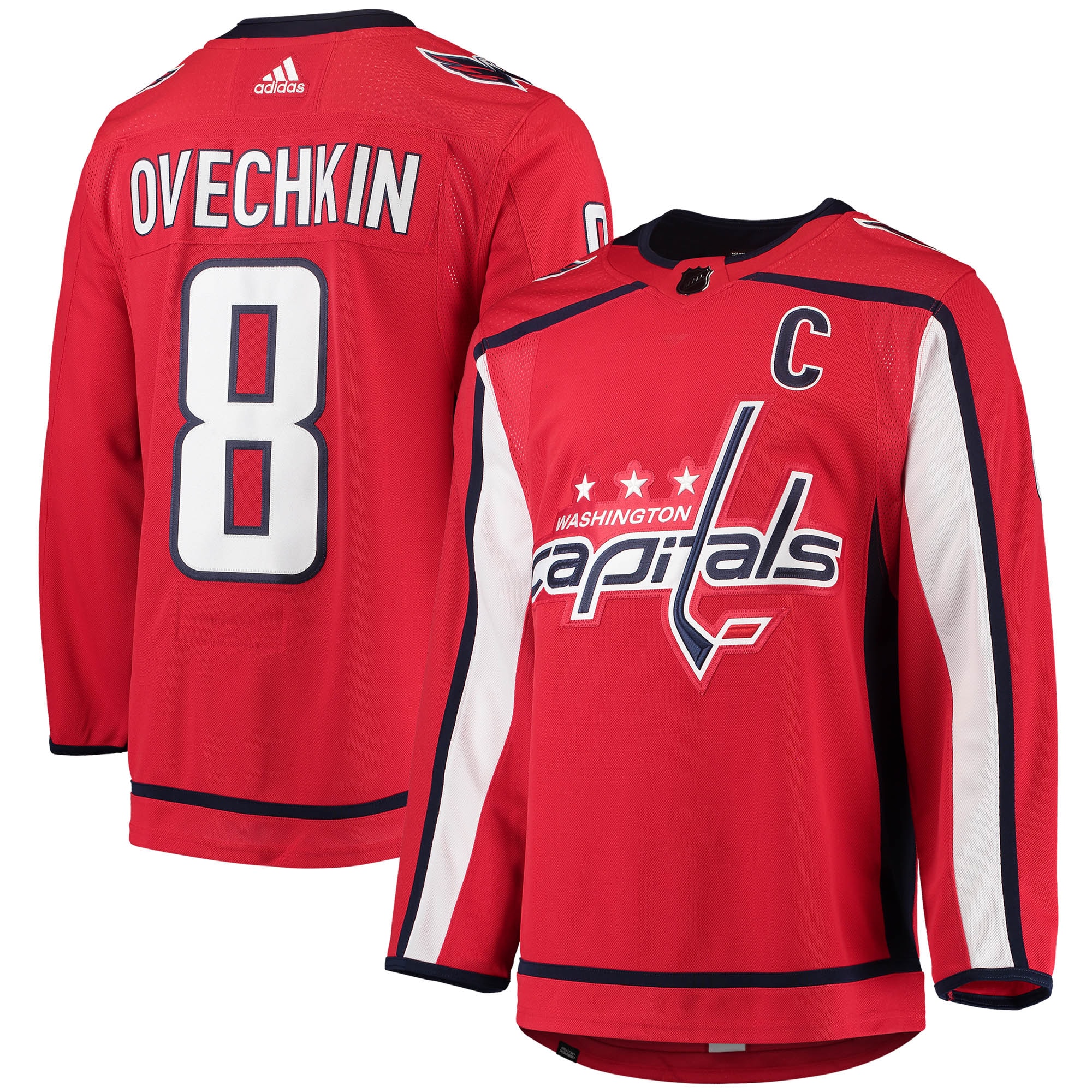 Alexander Ovechkin Washington Capitals adidas Home Primegreen Authentic Player Jersey - Red