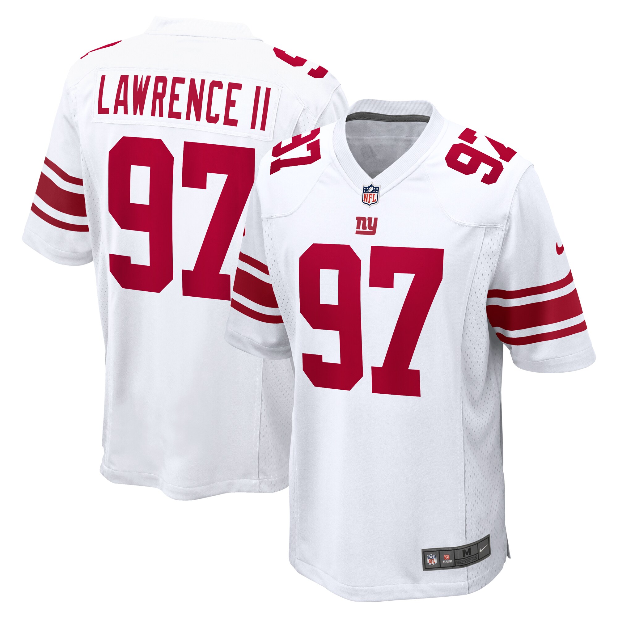 Dexter Lawrence II New York Giants  Game Player Jersey - White