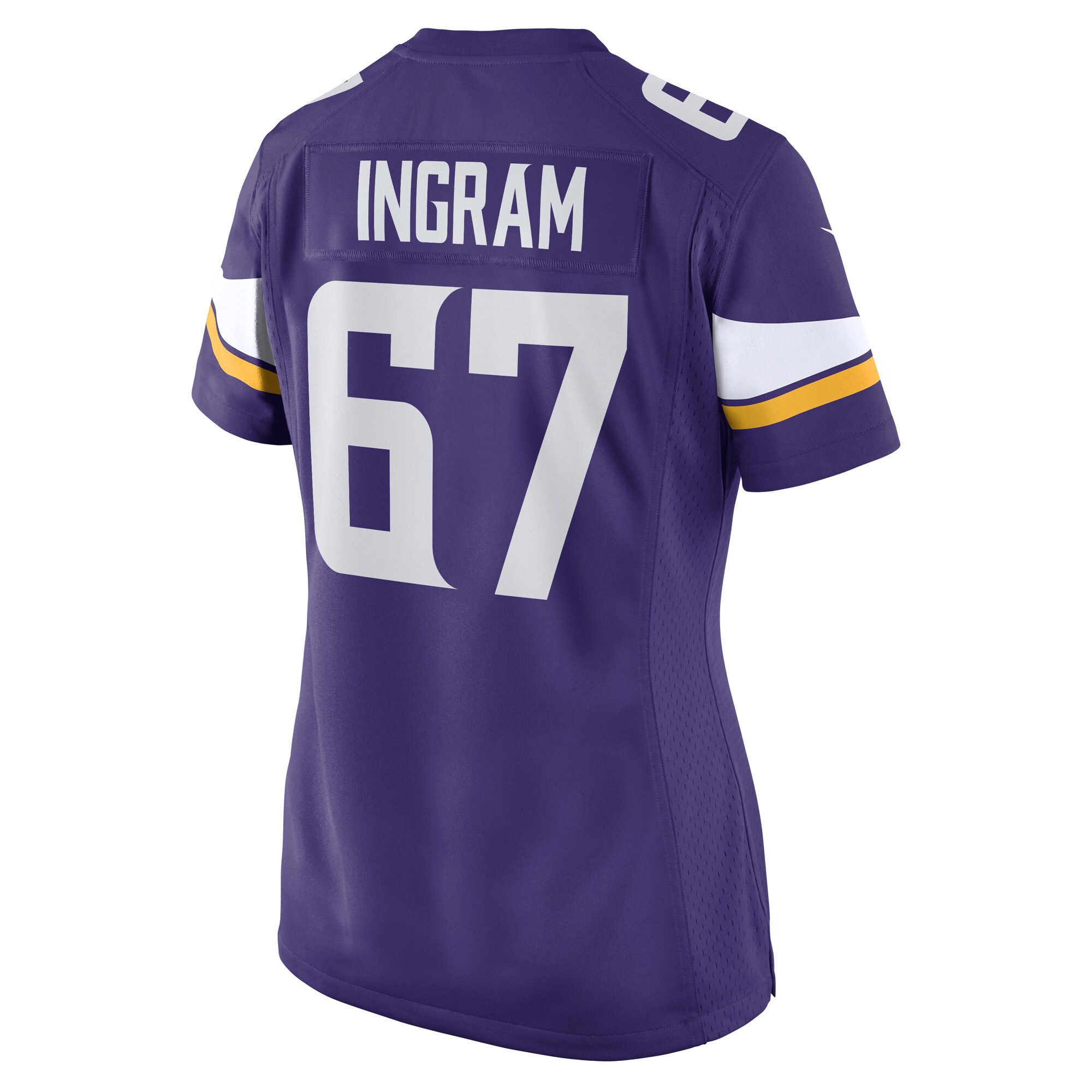 Ed Ingram Minnesota Vikings  Women's Game Player Jersey - Purple