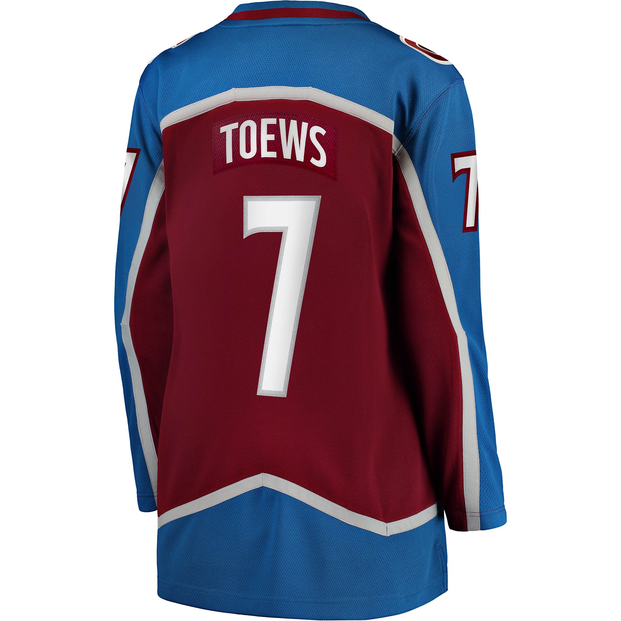Devon Toews Colorado Avalanche Fanatics Women's Home Breakaway Player Jersey - Burgundy