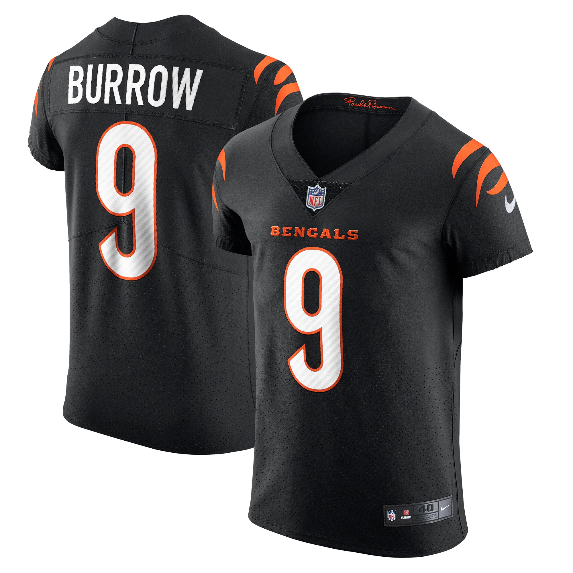 Joe Burrow Cincinnati Bengals  Vapor Elite Jersey - Black