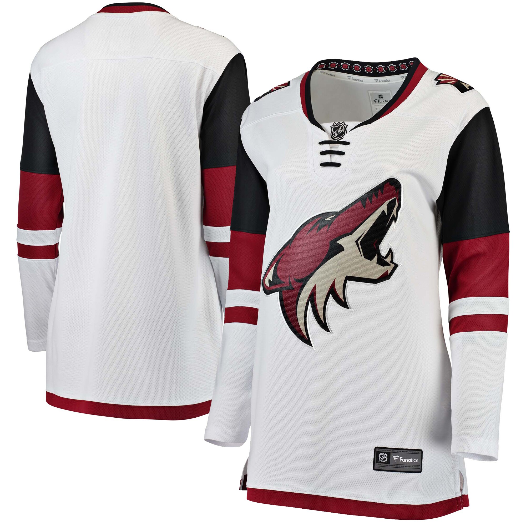 Arizona Coyotes Fanatics Women's Away Breakaway Jersey - White
