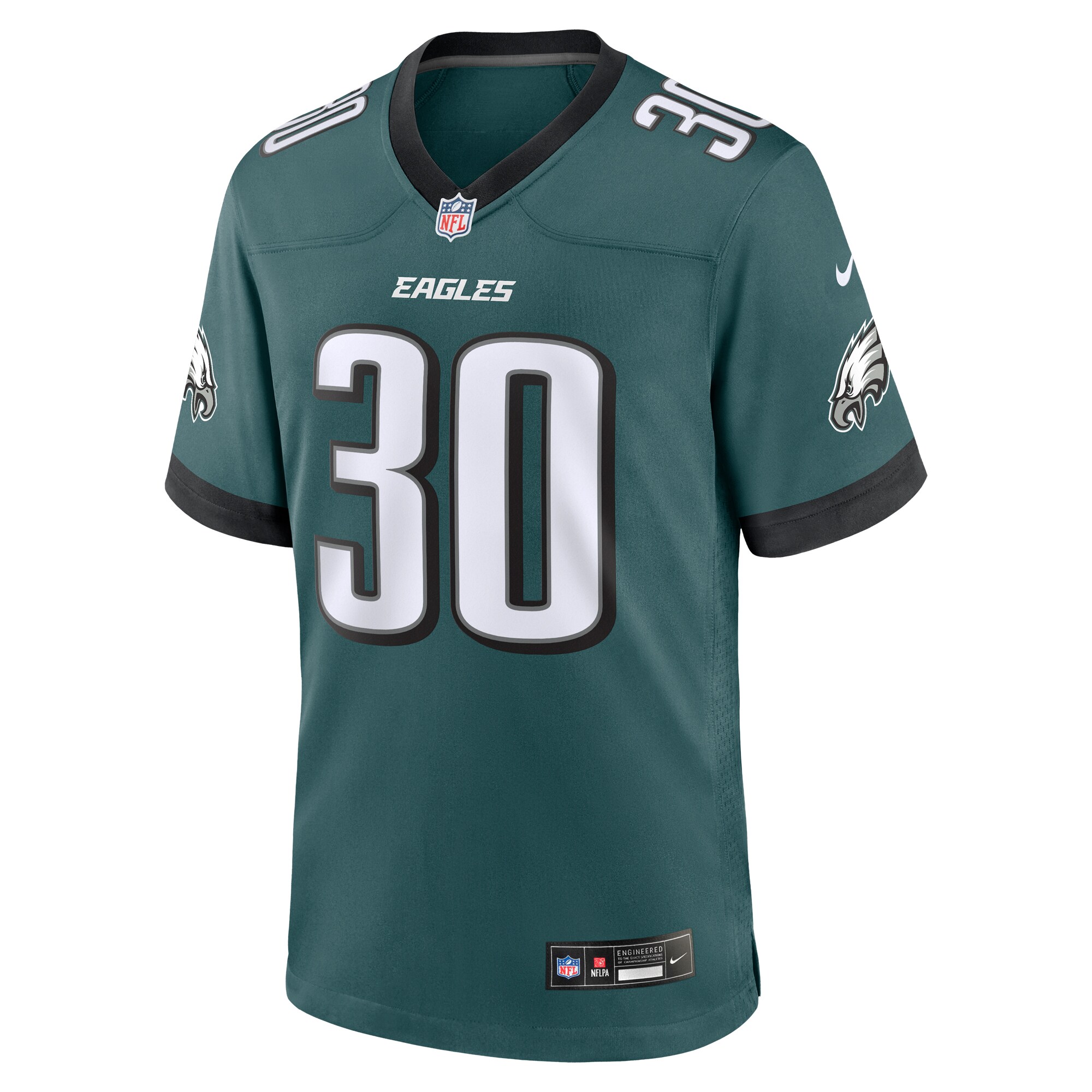 Quinyon Mitchell Philadelphia Eagles  2024 NFL Draft First Round Pick Player Game Jersey - Midnight Green