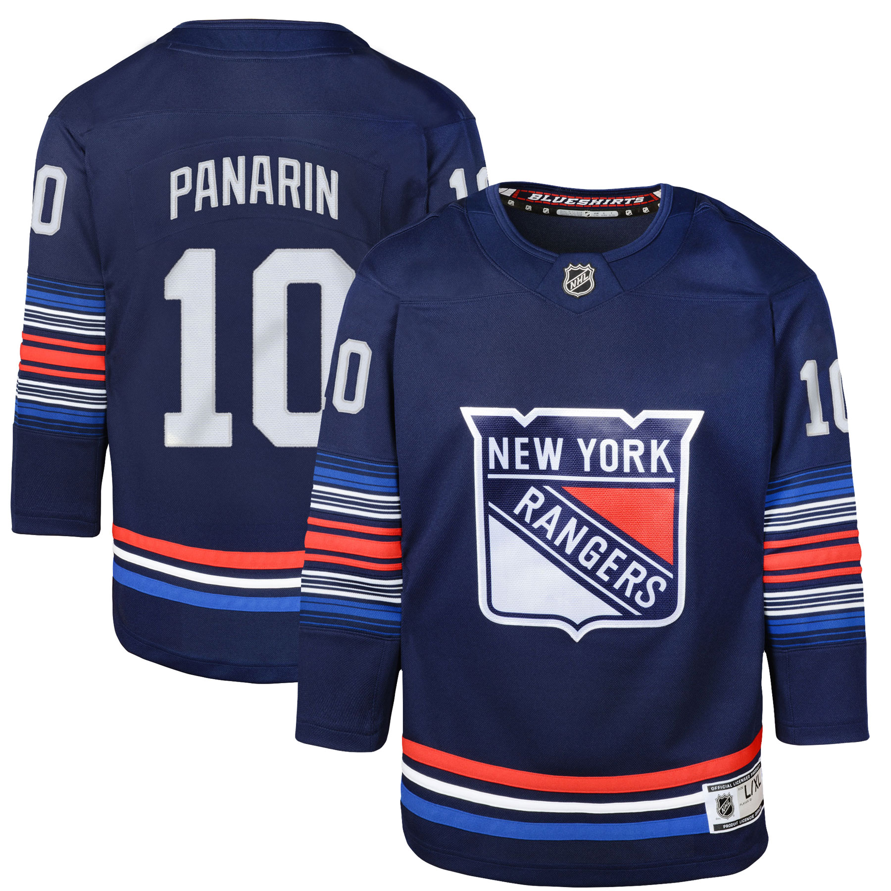 Artemi Panarin New York Rangers Youth Alternate Premier Player Jersey - Navy