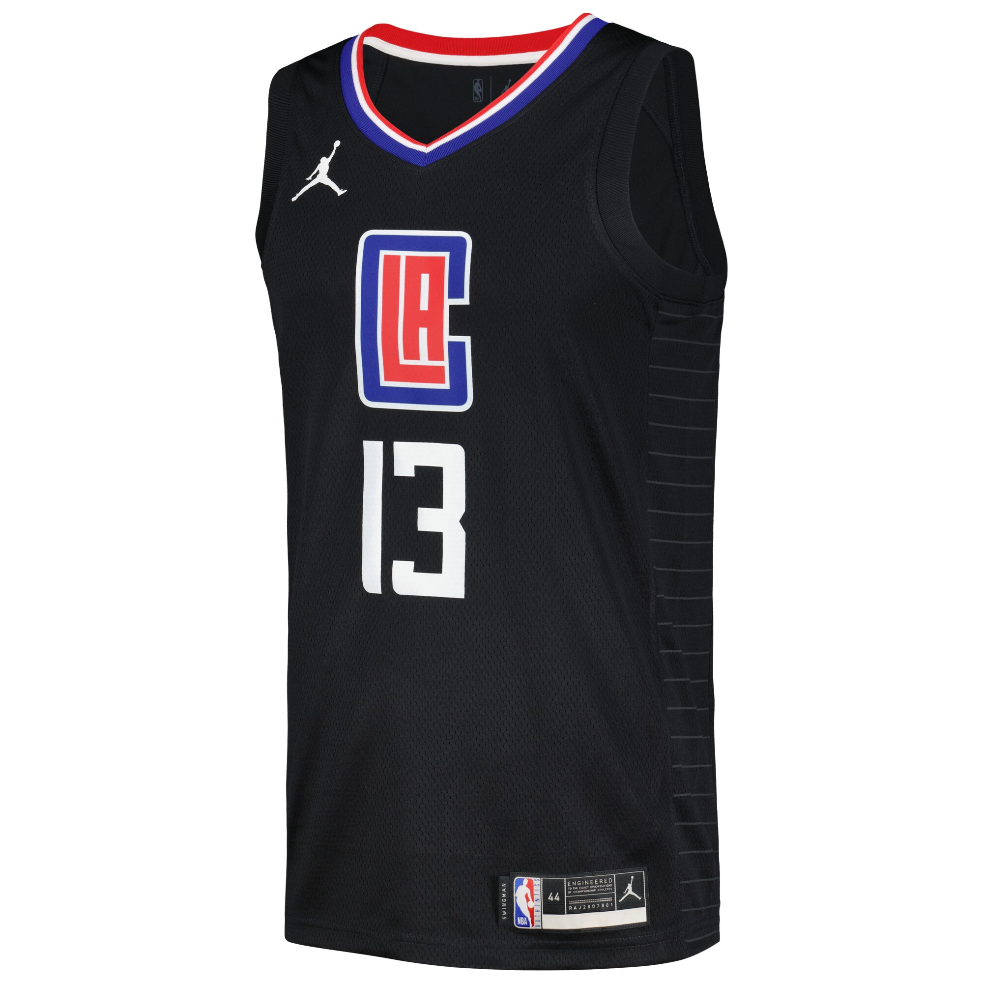 Paul George LA Clippers Jordan Brand  Swingman Player Jersey - Statement Edition - Black