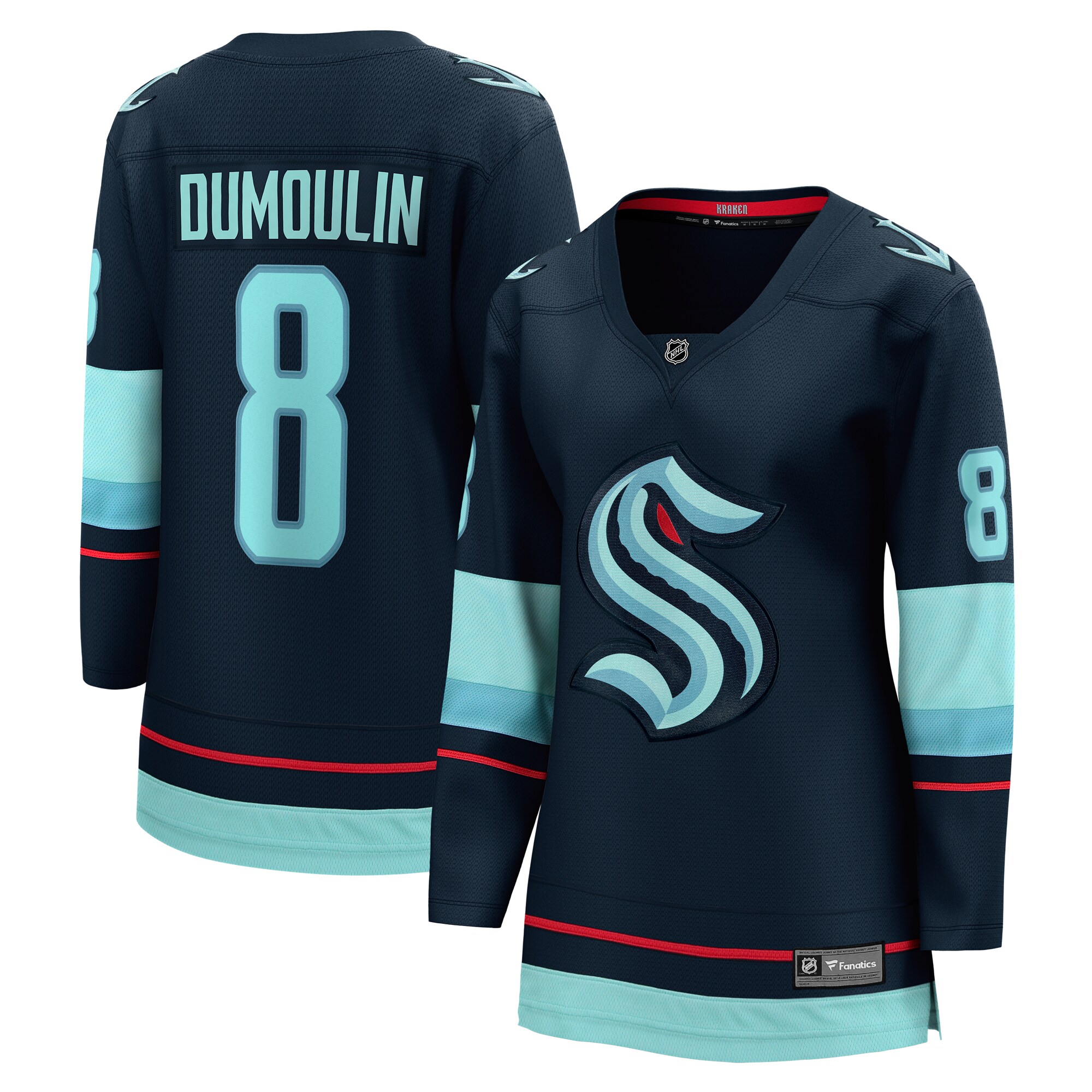 Brian Dumoulin  Fanatics Women's Home Breakaway Player Jersey - Deep Sea Blue