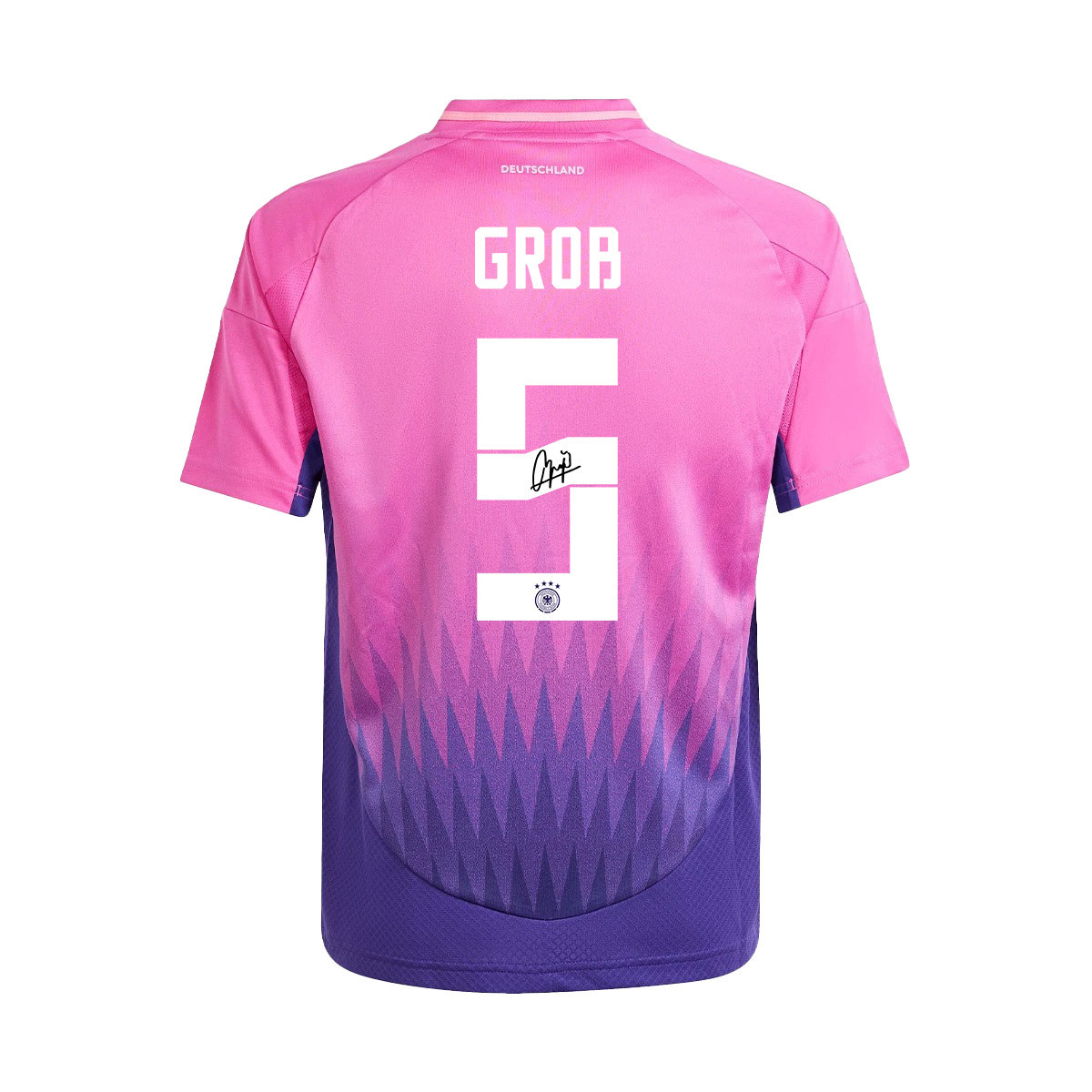 Pascal Groß 5 Signed Germany National Team 2024/25 YOUTH Jersey Autographed - Away