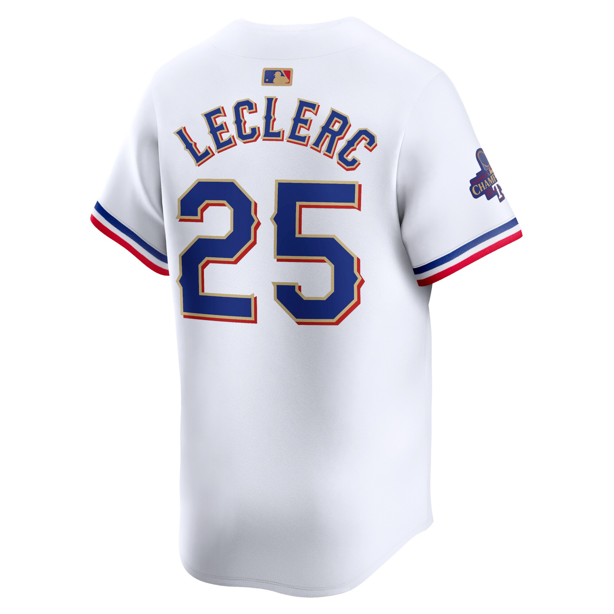 Jose Leclerc Texas Rangers  2024 Gold Collection Limited Player Jersey\u00c2\u00a0\u00e2\u20ac\u201c White