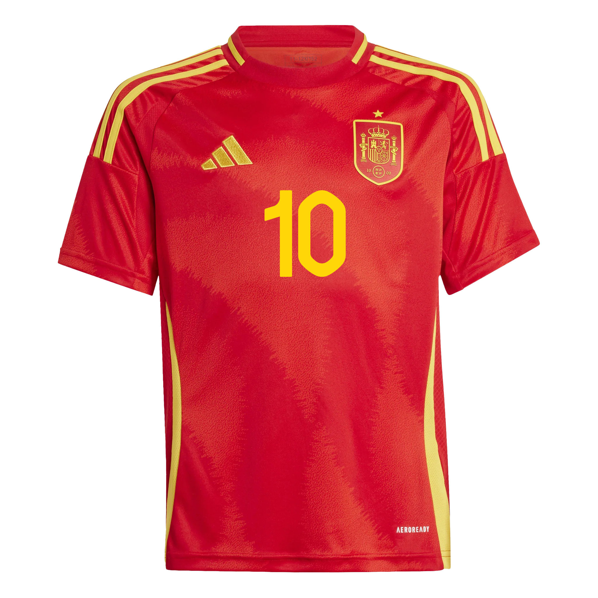 Nico Williams 10 Spain National Team 2024 Home YOUTH Jersey - Red