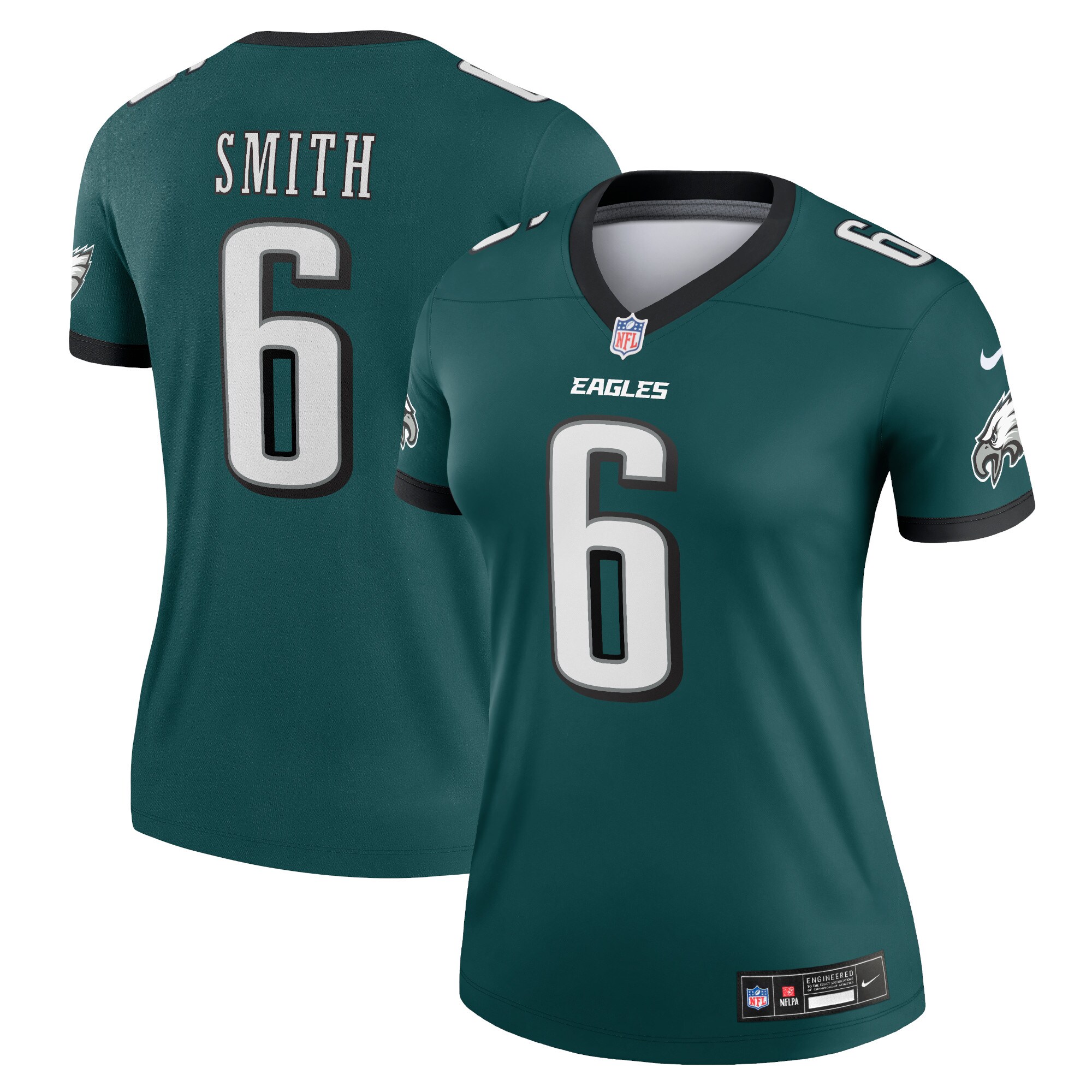 DeVonta Smith Philadelphia Eagles  Women's Legend Jersey - Midnight Green