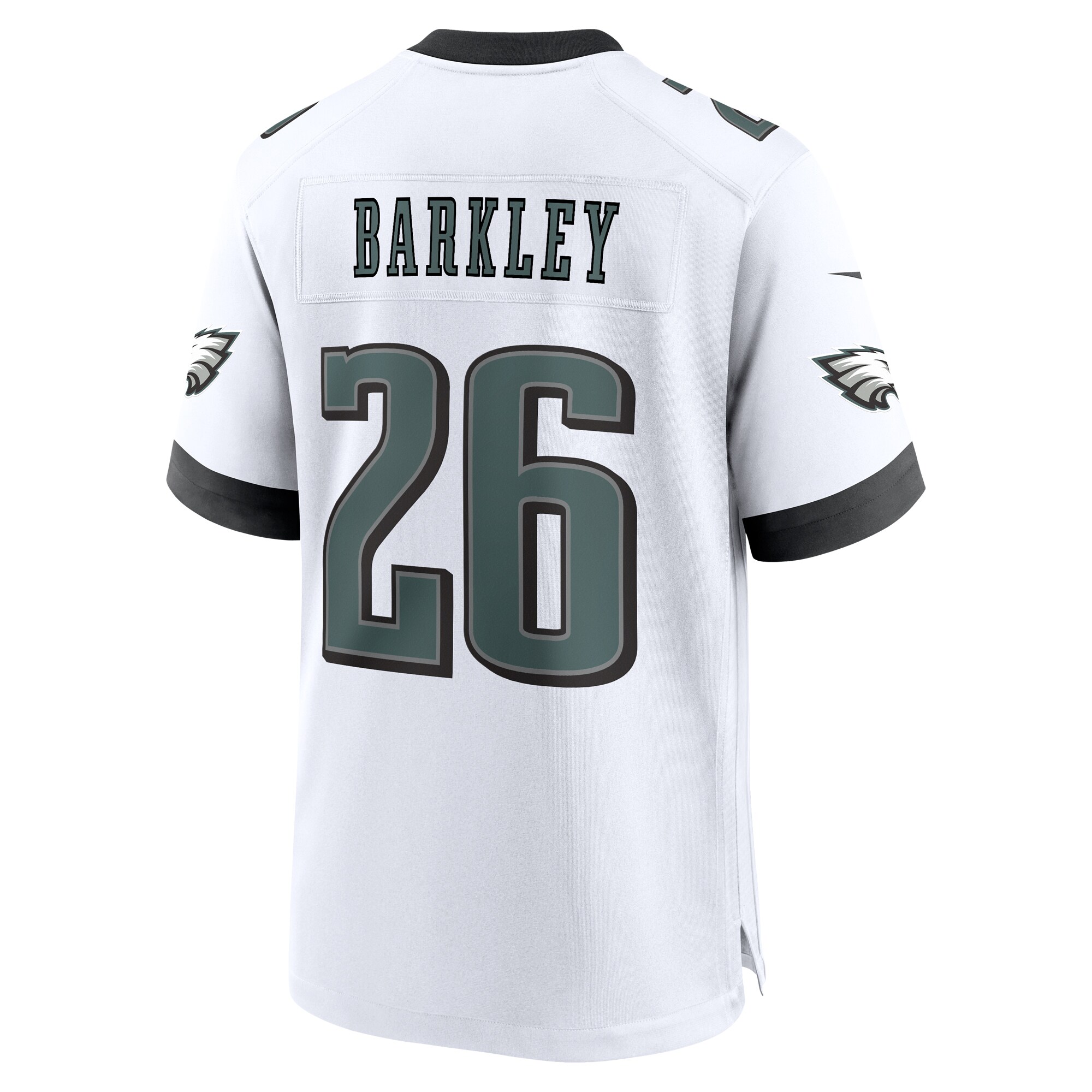 Saquon Barkley Philadelphia Eagles  White Game Jersey -  White