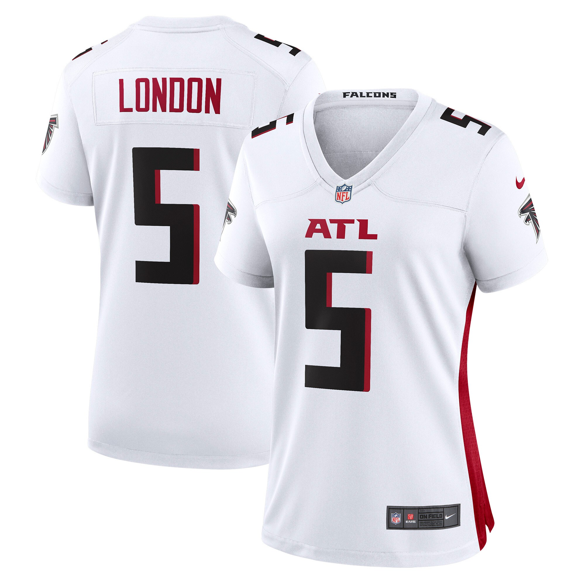 Drake London Atlanta Falcons  Women's Away Game Player Jersey - White
