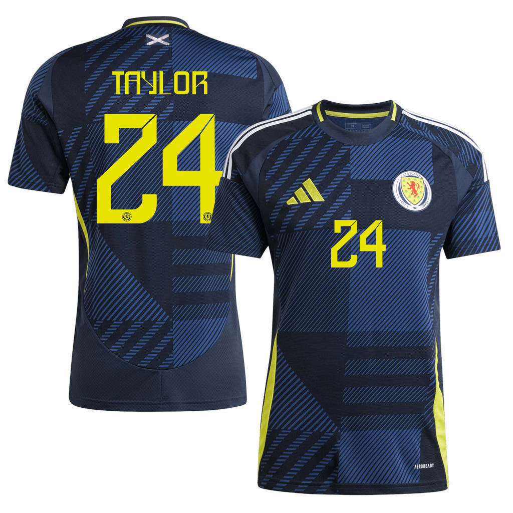 Greg Taylor 24 Scotland National Team 2024 Home Men Jersey - Navy